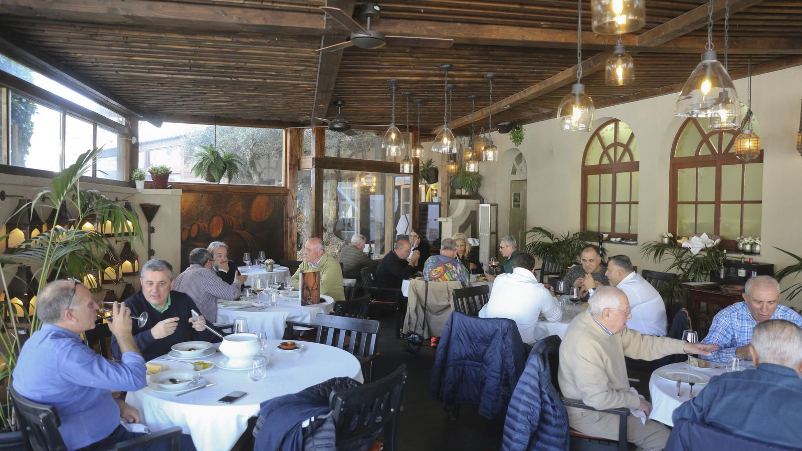 El interior del restaurante Verum.
