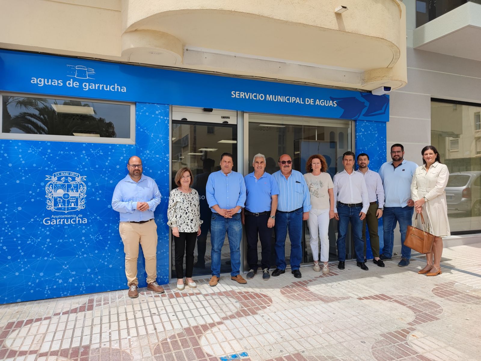 La alcaldesa María López ha visitado las nuevas oficinas.