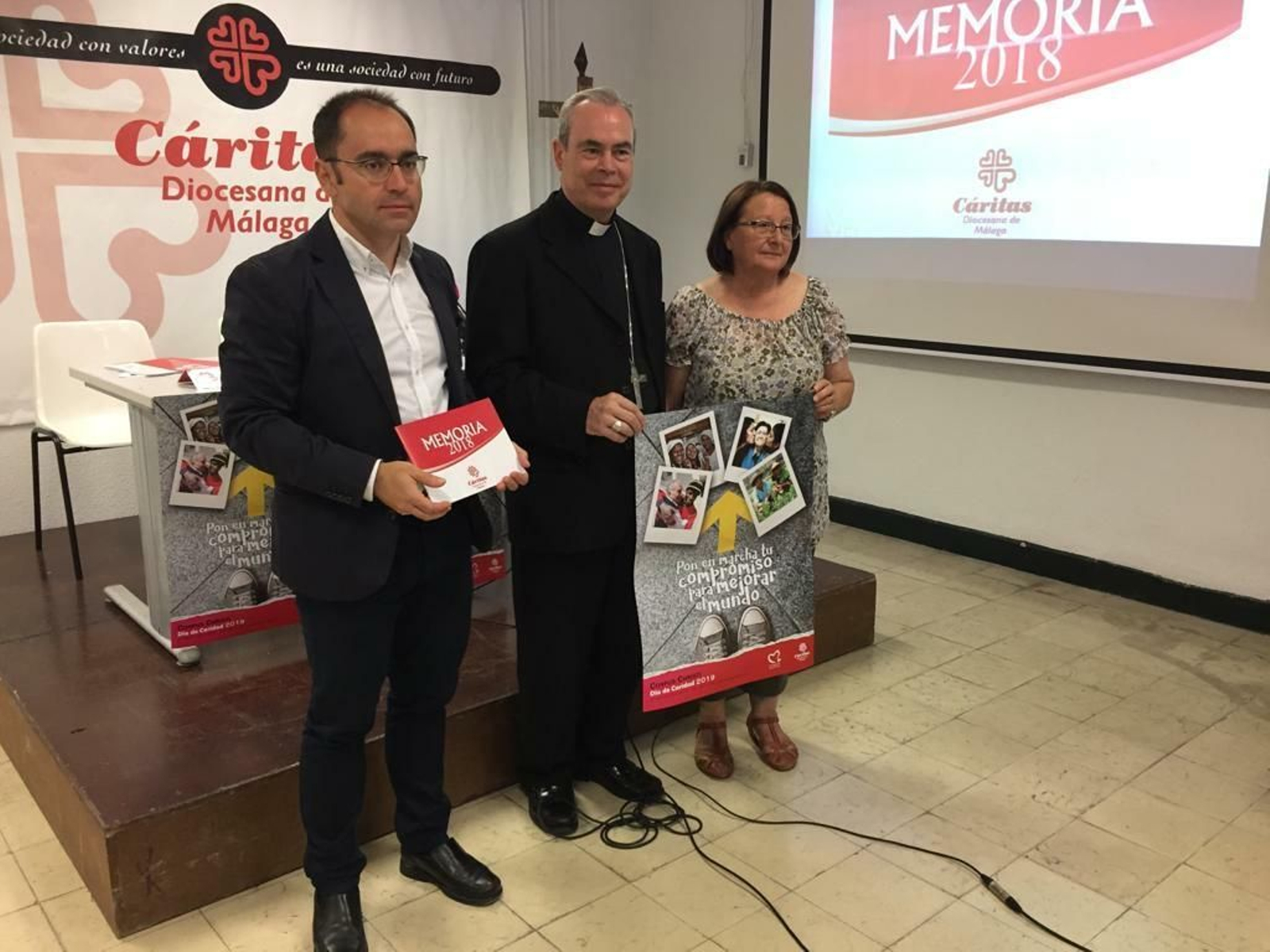 Francisco José Sánchez, Jesús Catalá e Isabel García presentan la memoria 2018