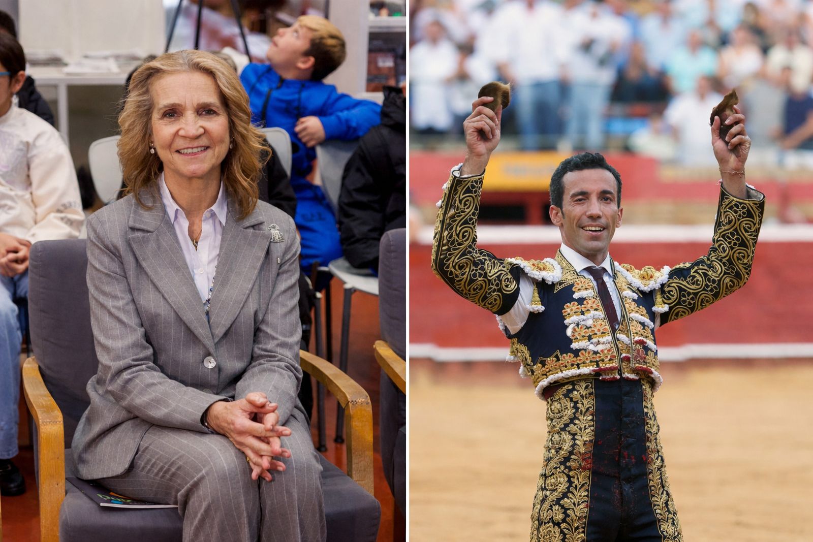 La infanta Elena de Borbón y David de Miranda.