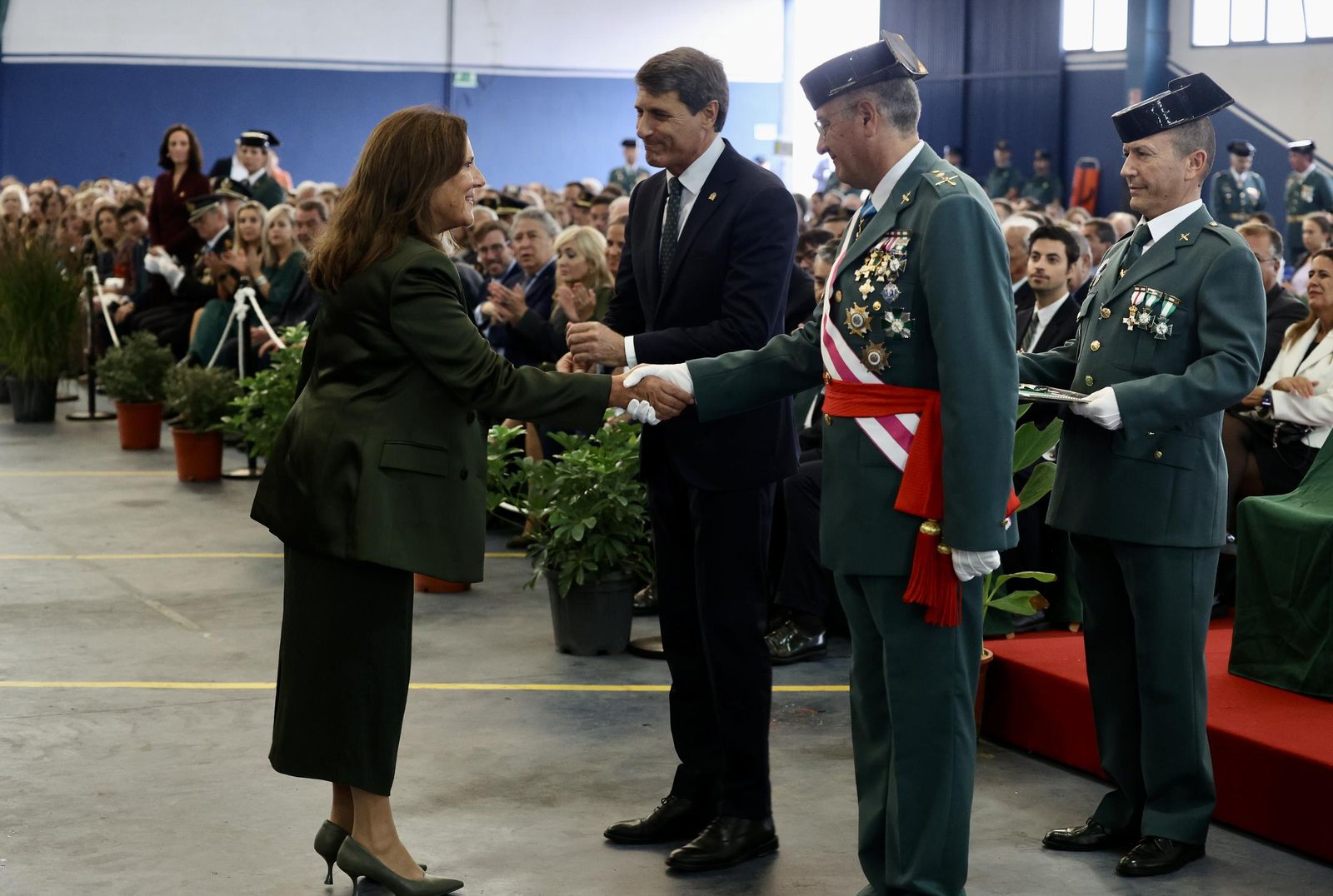 Celebración del día del Pilar en la Guardia Civil