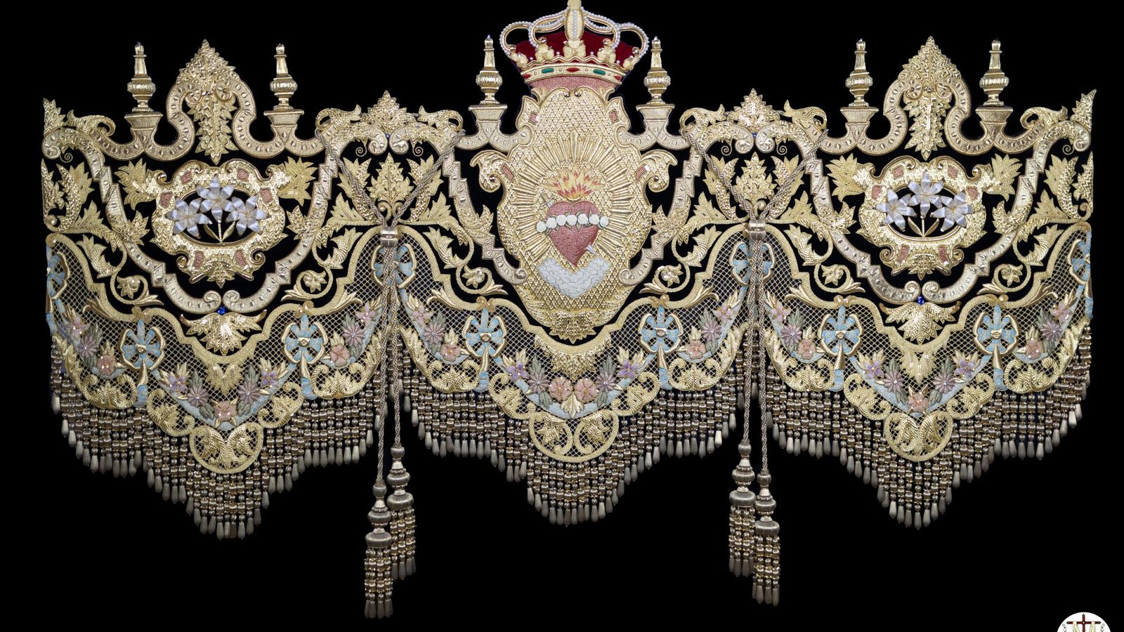 Diseño de la bambalina trasera del paso de palio Diseño de la bambalina trasera del paso de palio