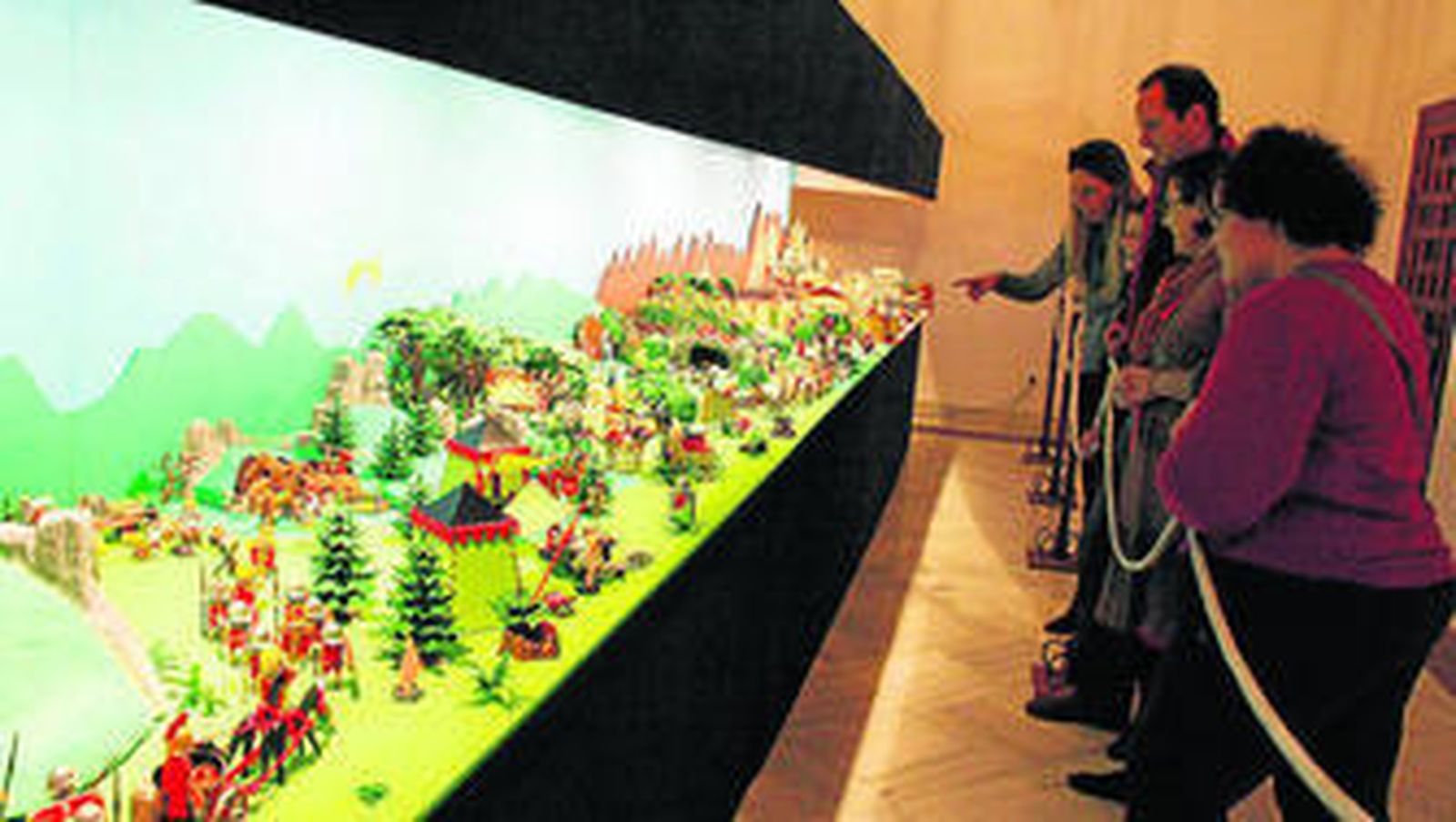 El Belén de Playmobil ya se puede visitar en el Palacio de Araníbar, en la plaza de Alfonso X El Sabio.