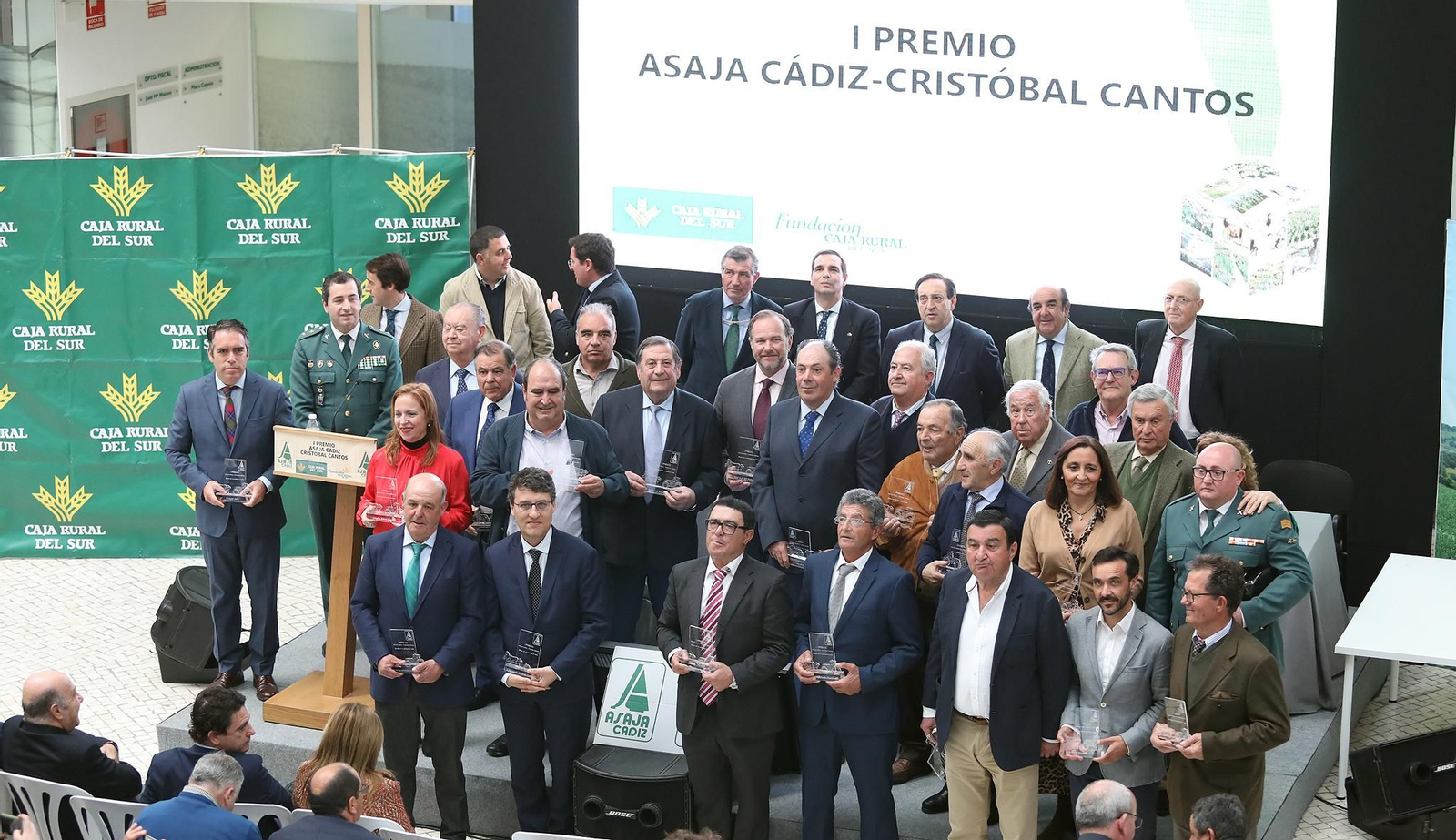 Imágenes de la entrega de los I Premios ASAJA Cádiz-Cristóbal Cantos