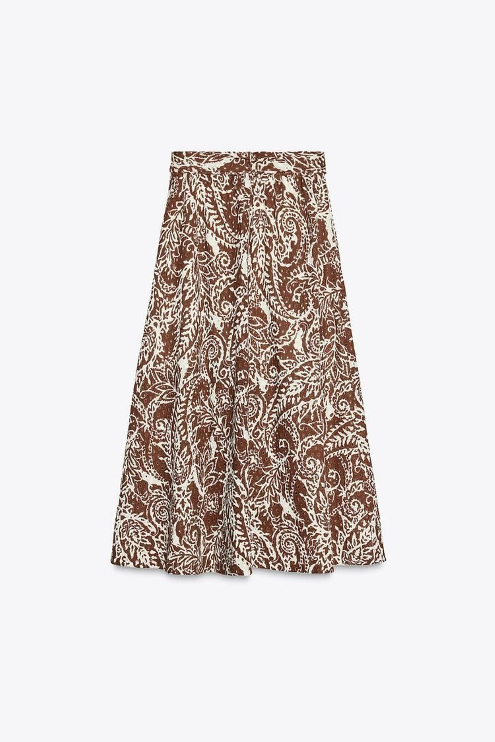 Falda boho de Zara. Falda boho de Zara.