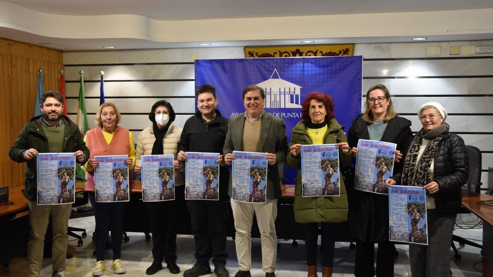 Presentación de San Sebastián en Punta Umbría.