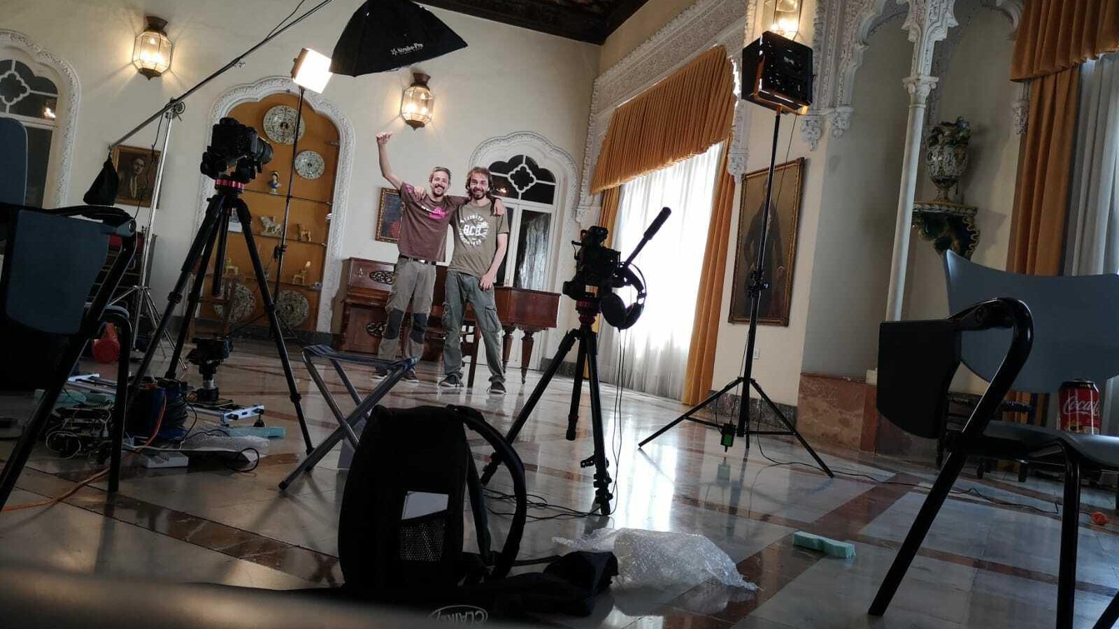 Garikoytz Barea y Ricardo Barby, responsables del documental.