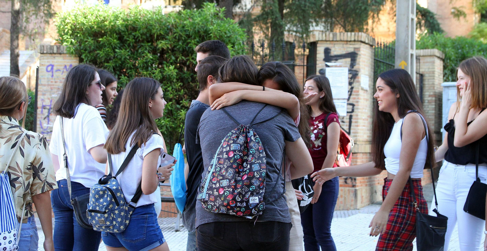 Vuelta a clase de alumnos de Secundaria y Bachillerato
