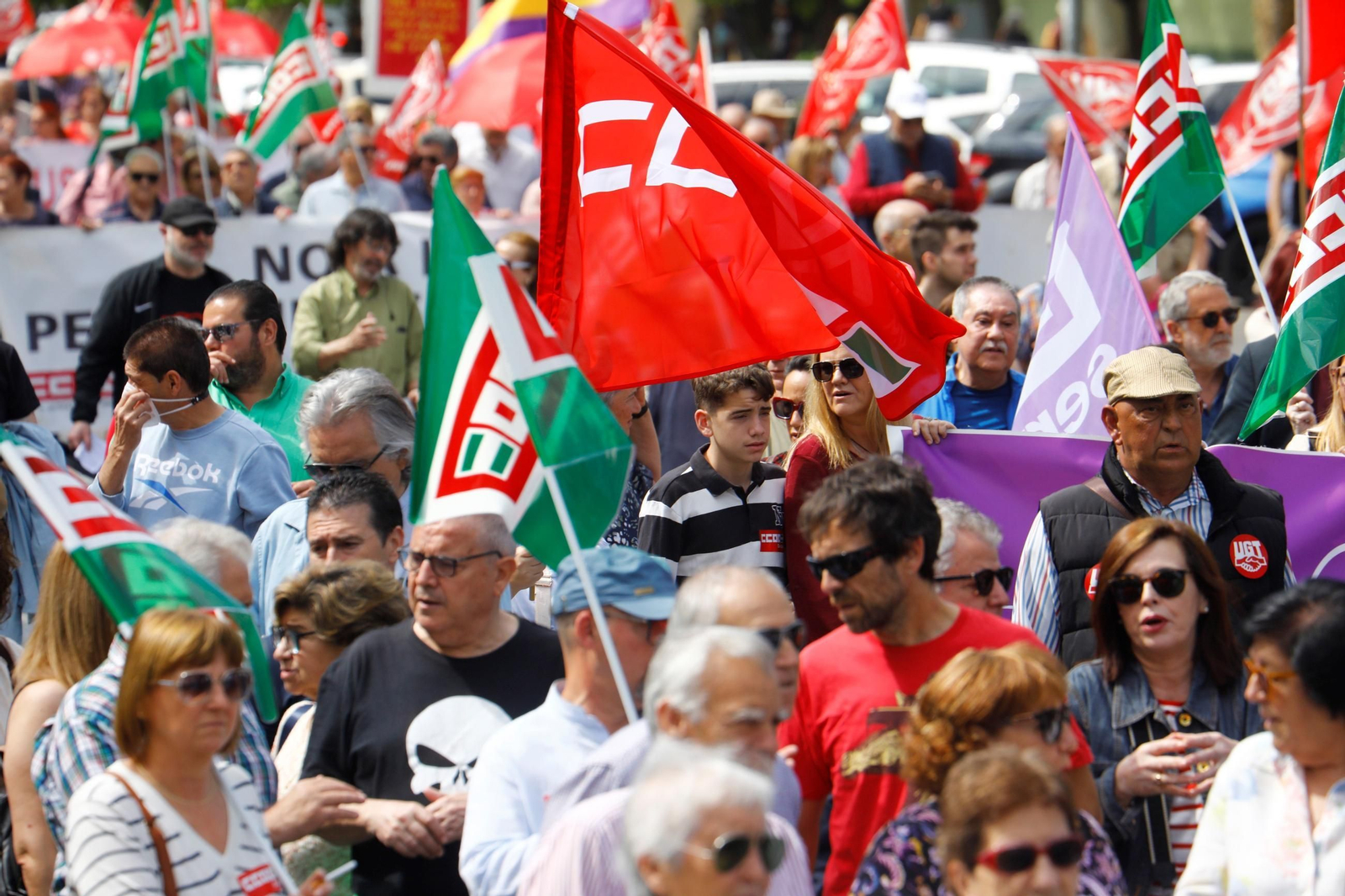 Todas las imágenes de la manifestación del 1 de mayo en Córdoba Todas las imágenes de la manifestación del 1 de mayo en Córdoba