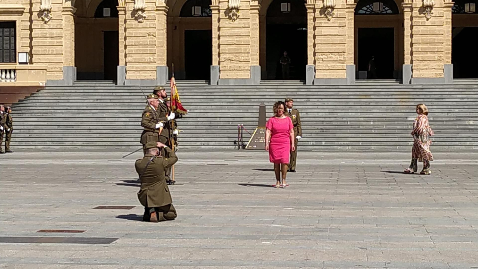 Las imágenes de la jura de bandera celebrada en San Fernando