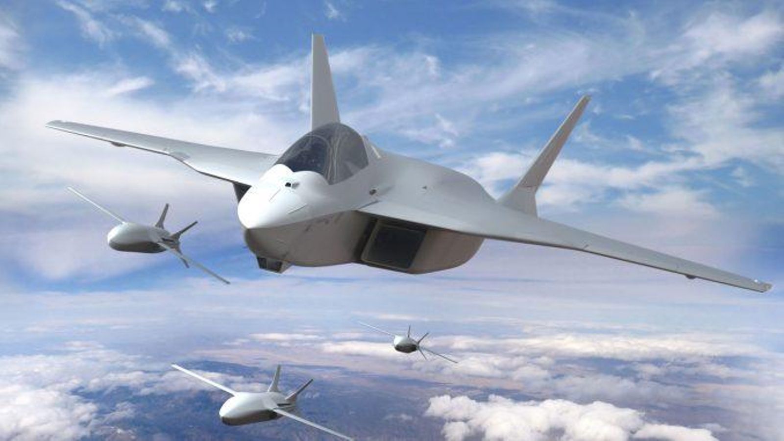 Otra recreación del eurocaza FCAS.