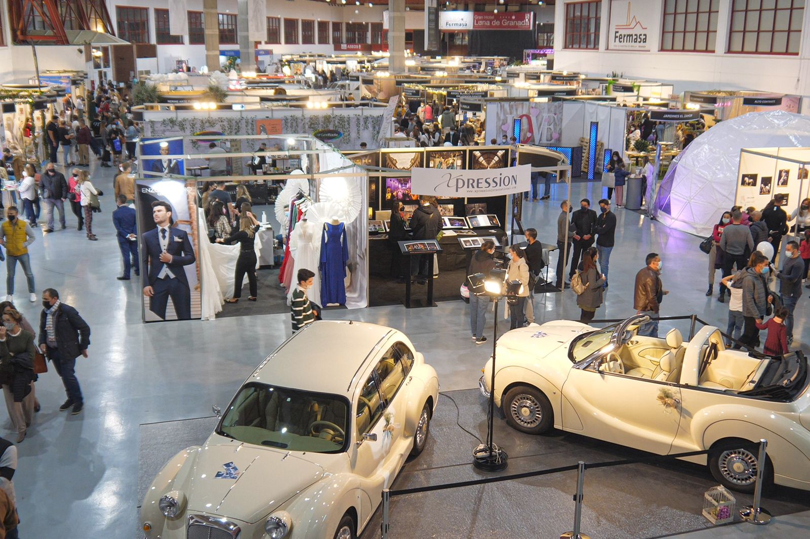 Plano general de los expositores de Belmoda