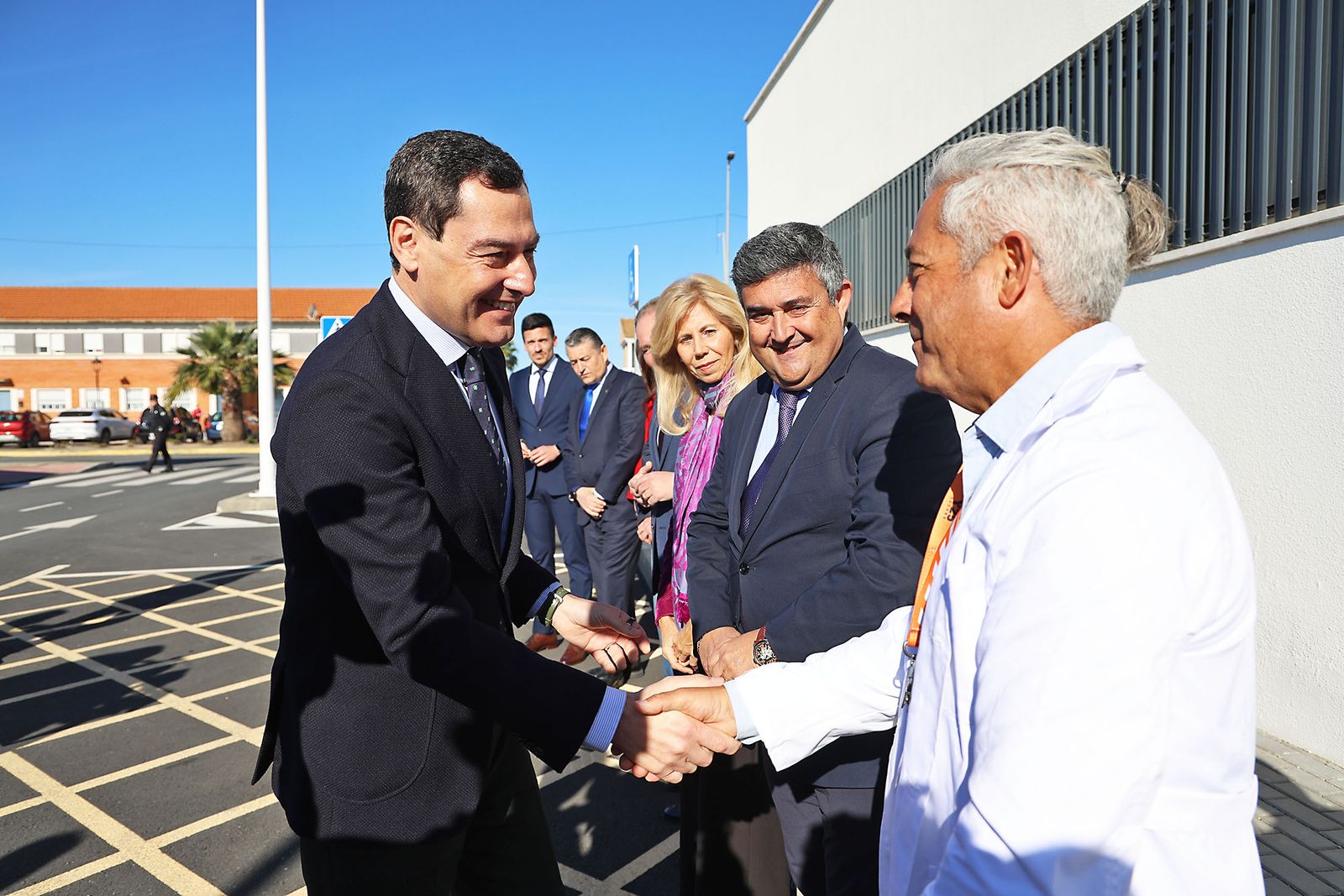 Las fotografías de la inauguración del consultorio de salud de Corrales.