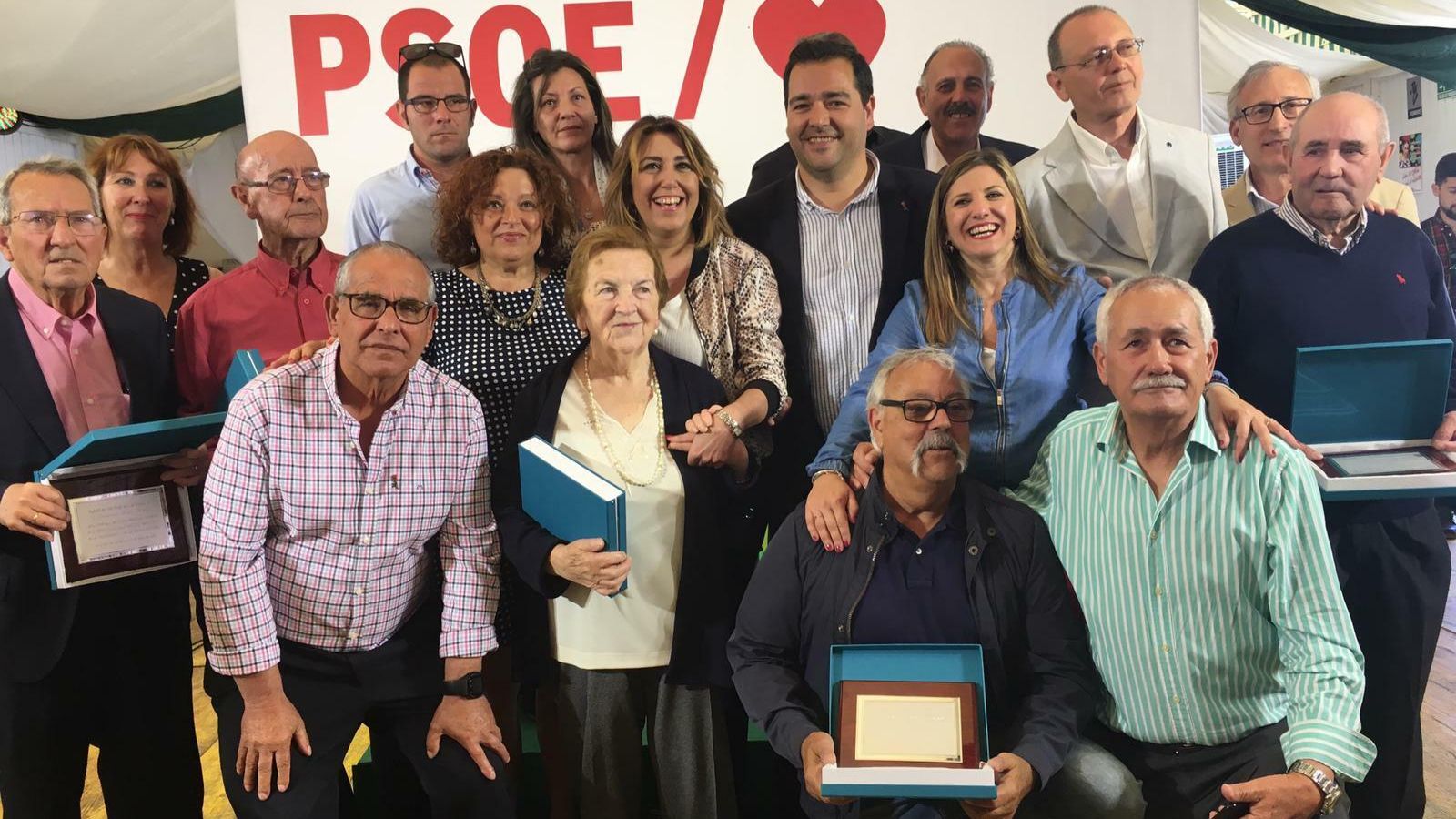 El homenaje a los veteranos socialistas en Los Barrios.