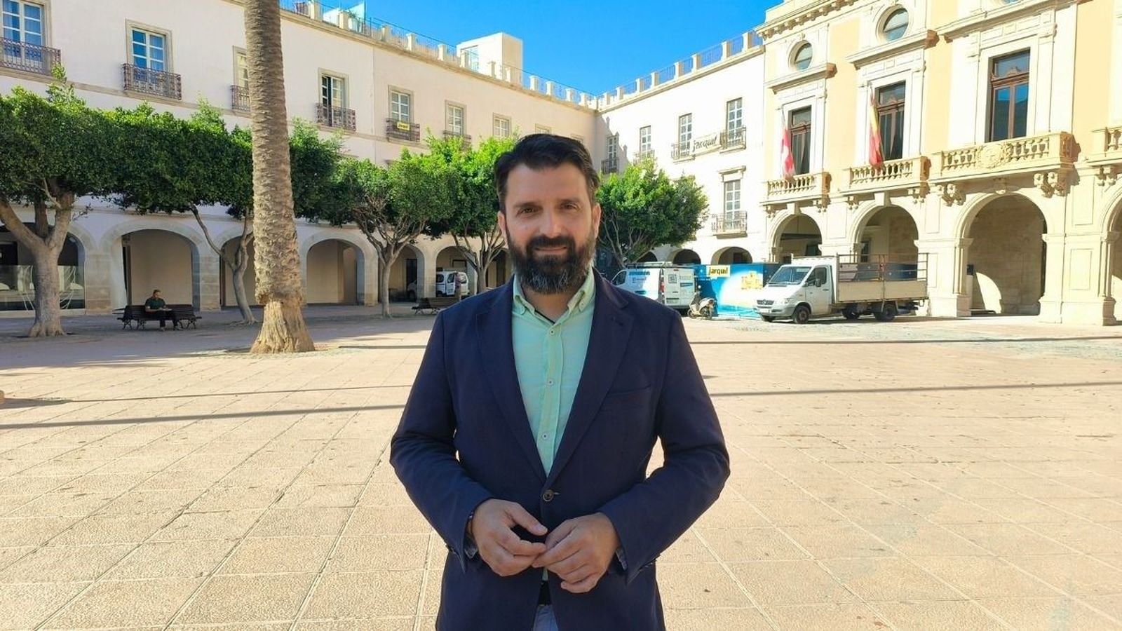 Juan Francisco Rojas, portavoz de VOX encargado de trasladar la valoración de la Feria 2024.
