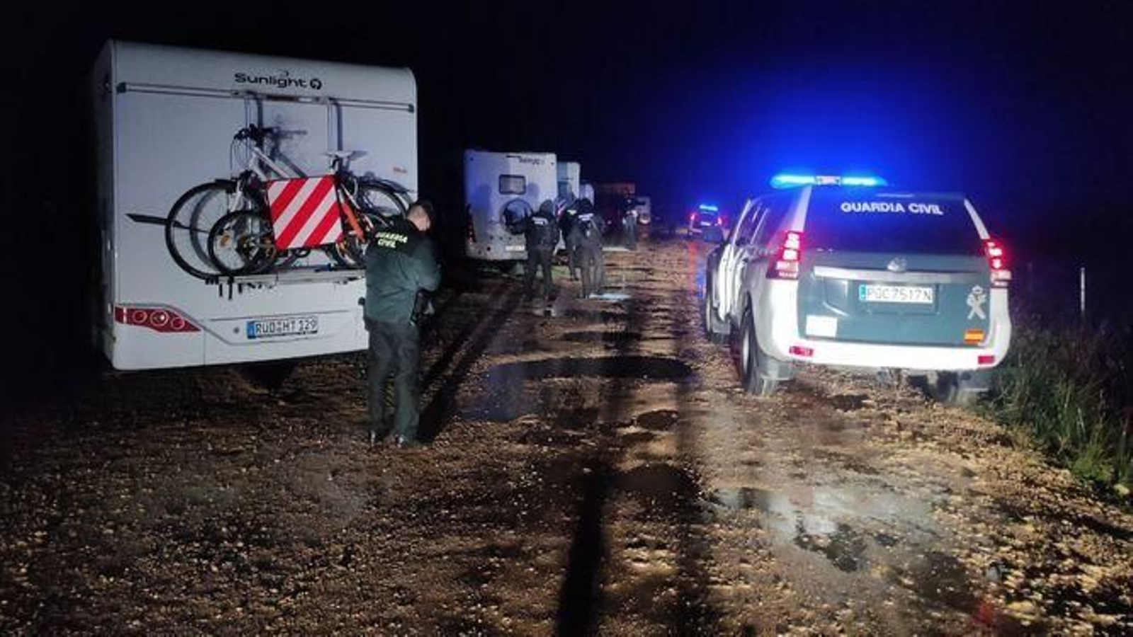 Zona de Los carriles, donde se ha desmantelado un campamento de caravanas