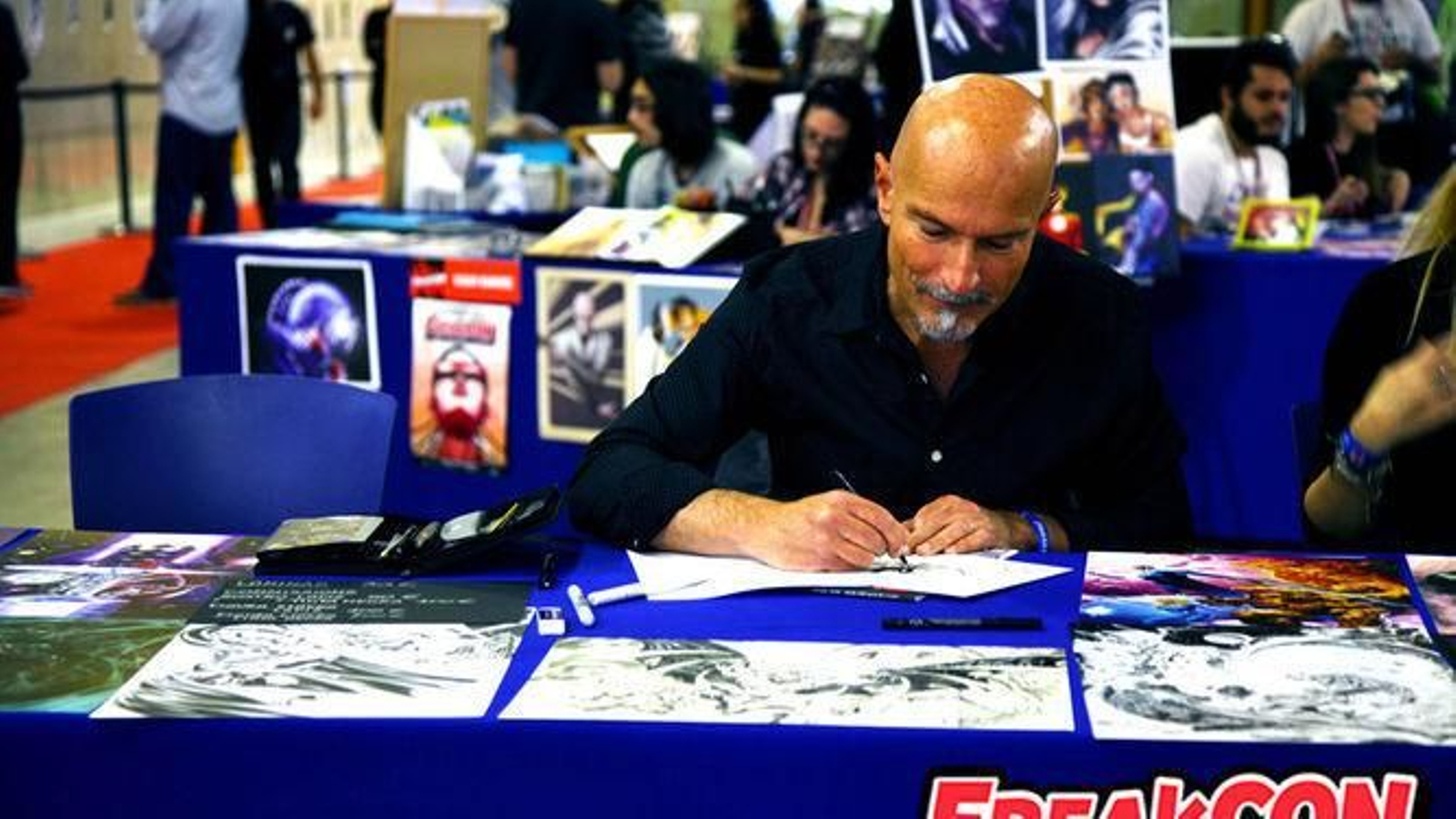 El dibujante Claudio Castellini.