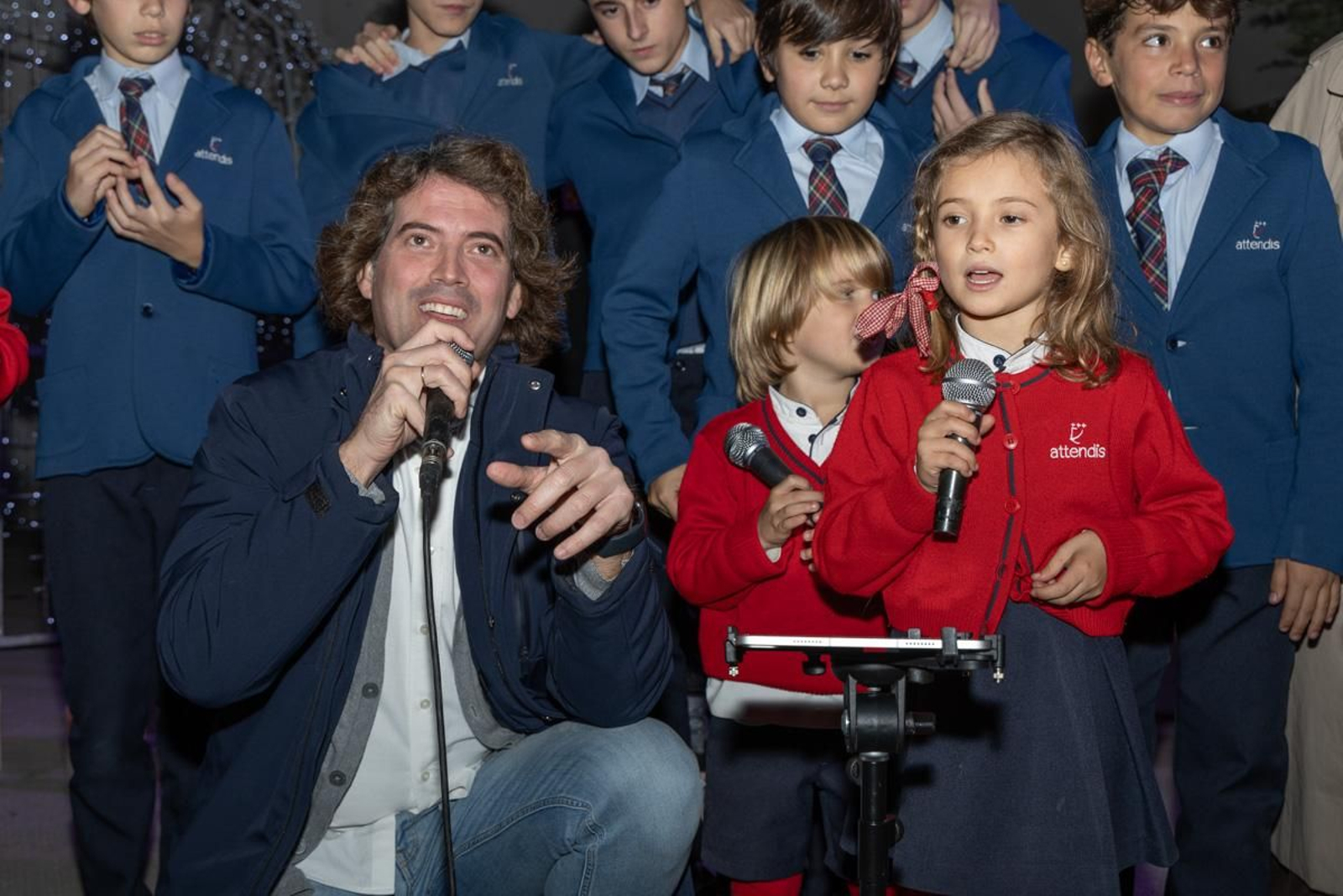 Inauguración del espectáculo de luz y sonido de la UPM