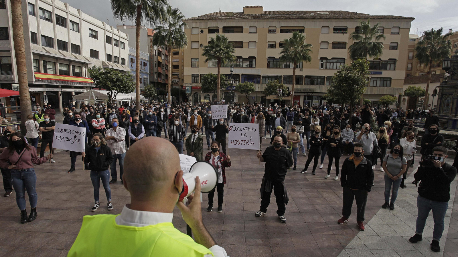 Fotos de la manifestación de la hostelería en Algeciras