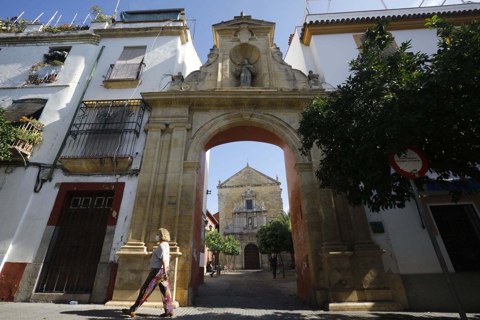 El arco de la iglesia San Francisco de Córdoba.