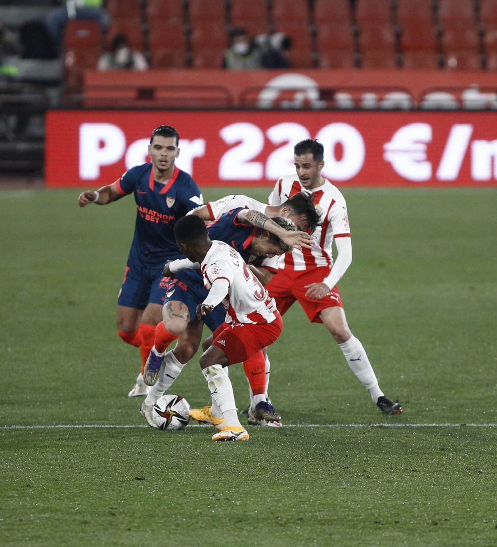 Fotogalería U.D. Almeria-Sevilla F.C. Copa del Rey Fútbol.