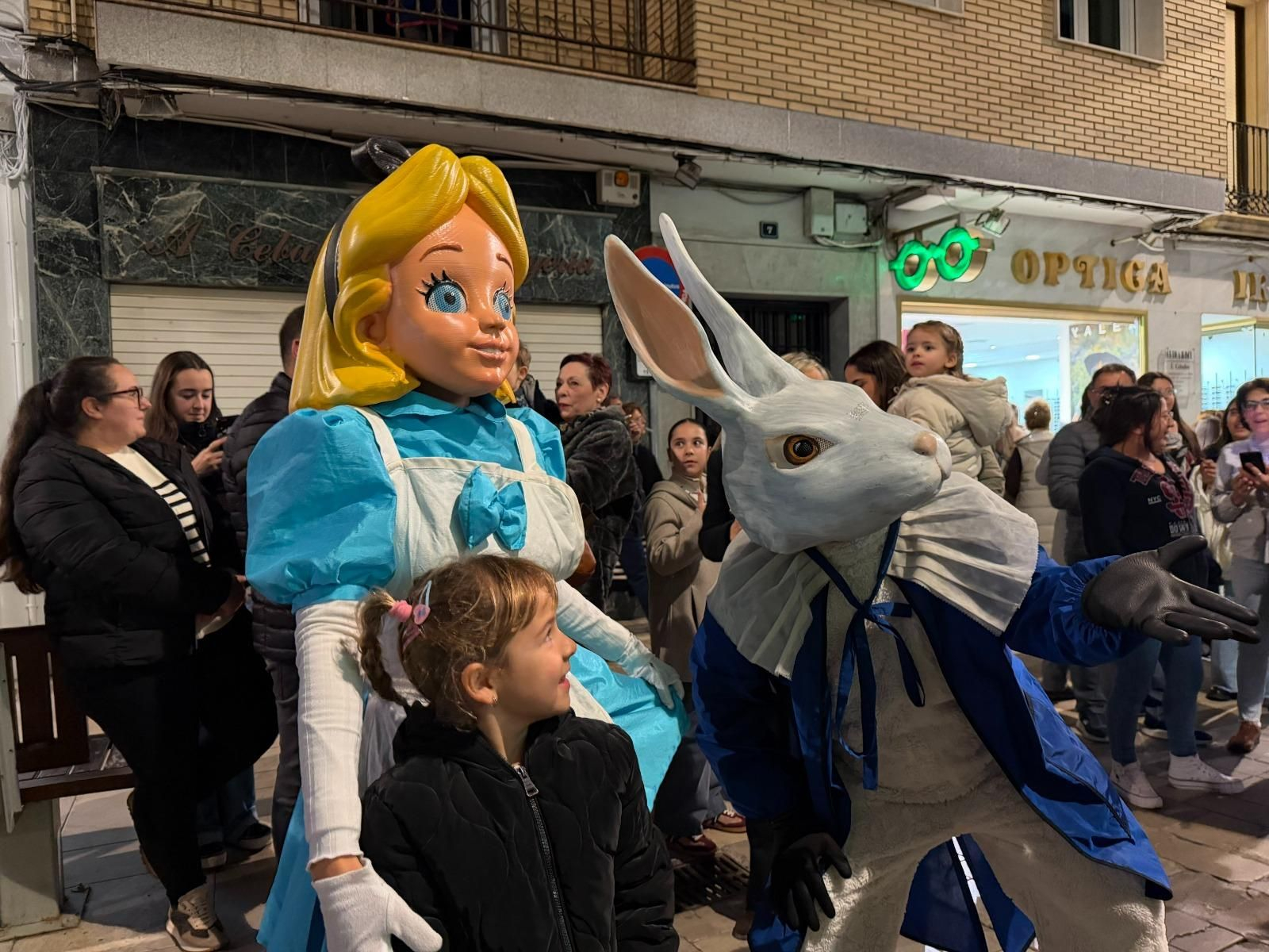 Inauguración del alumbrado especial de Navidad en Montilla