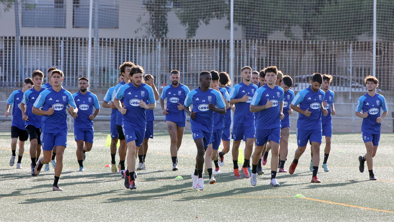 Primer entrenamiento del Xerez CD en el campo de La Granja