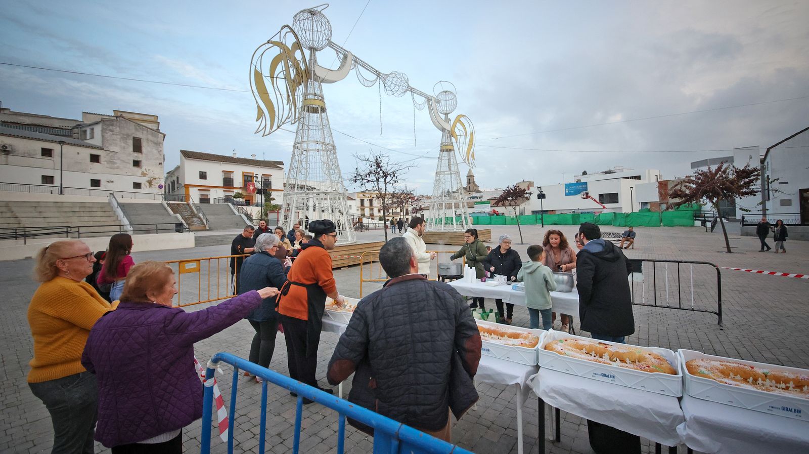 El roscón solidario de Santa Marta en Jerez