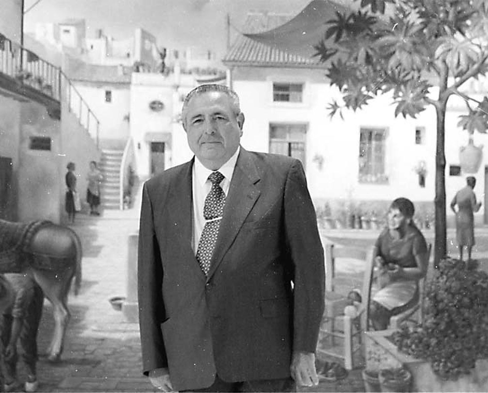 El pintor portuense Luis Ortega García.