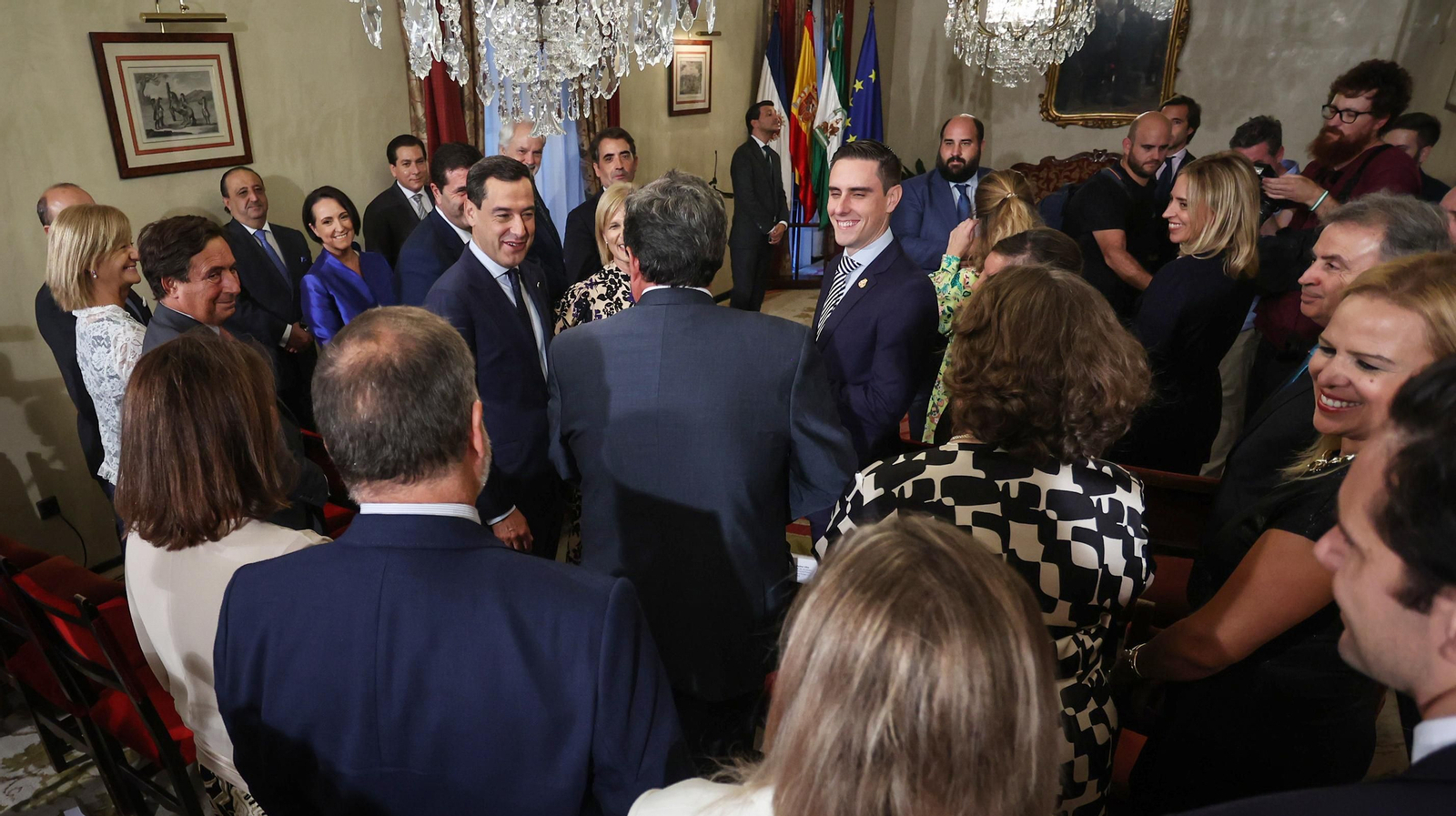 Segunda visita oficial de Juanma Moreno al Ayuntamiento de Jerez Segunda visita oficial de Juanma Moreno a Jerez