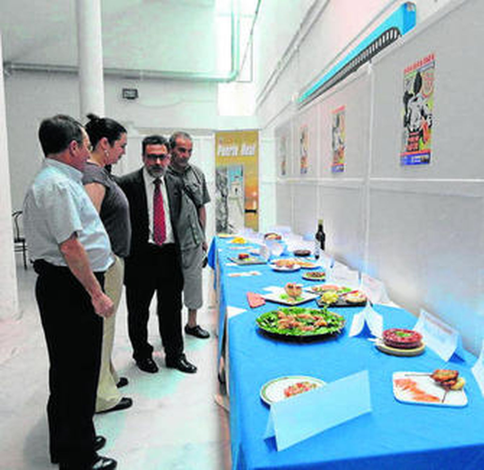 Ayer se expusieron algunos de los platos participantes.