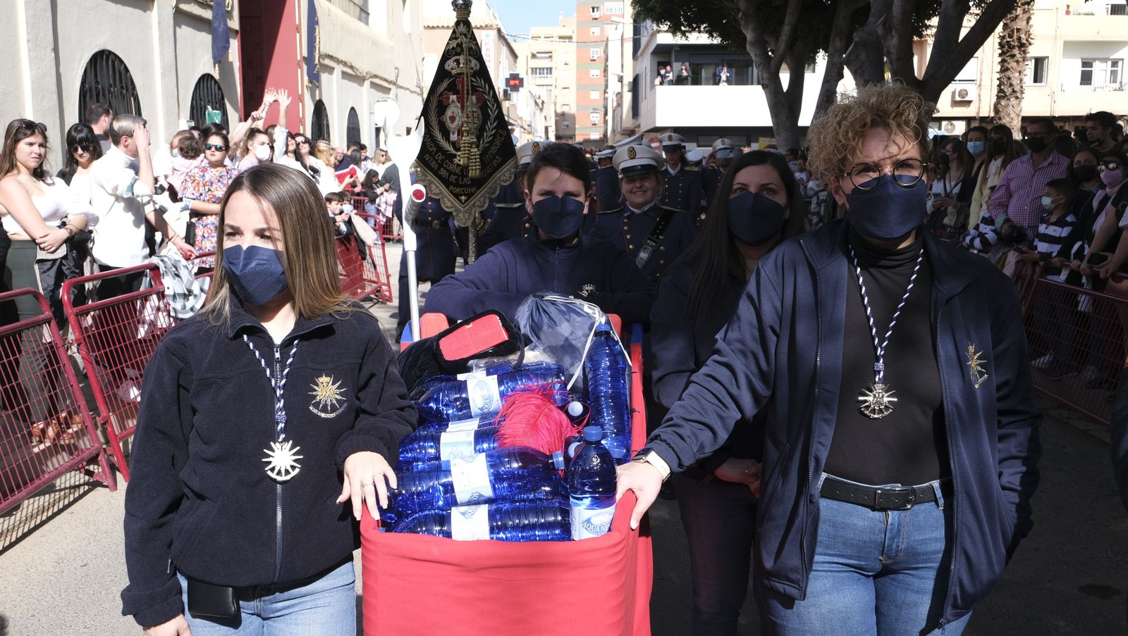 Fotogalería de la procesión de La Estrella. Semana Santa de Almería 2022.