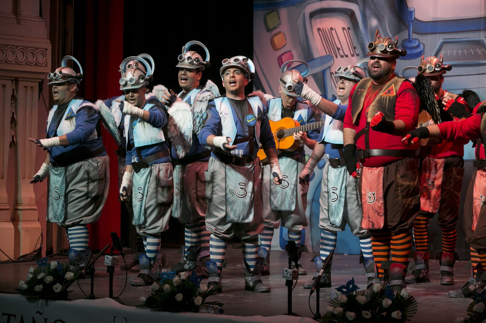 Comparsa 'Los cabezaloca', de Alcalá de Guadaíra (Sevilla)