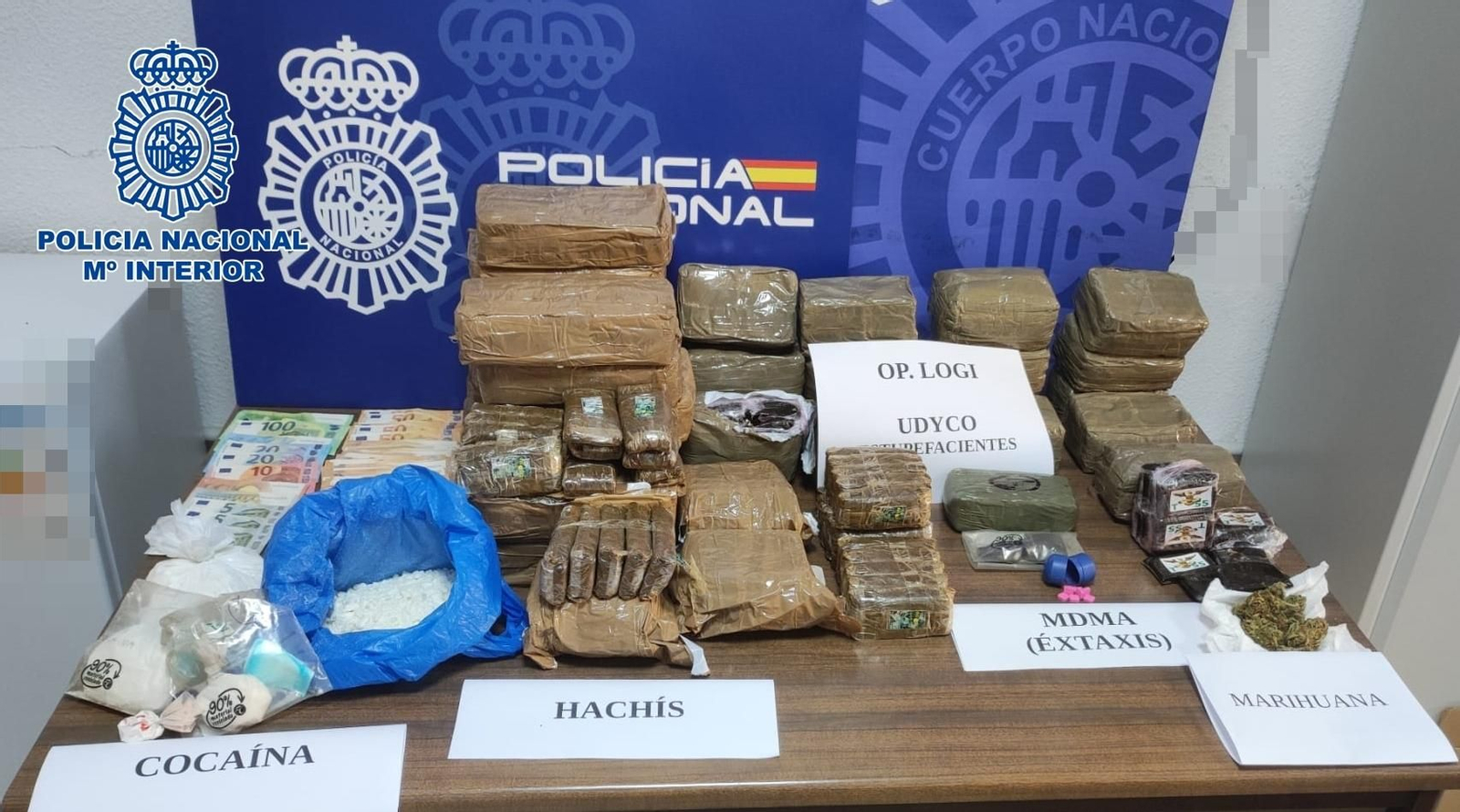 Imagen de archivo de otra operación contra el envío de droga.
