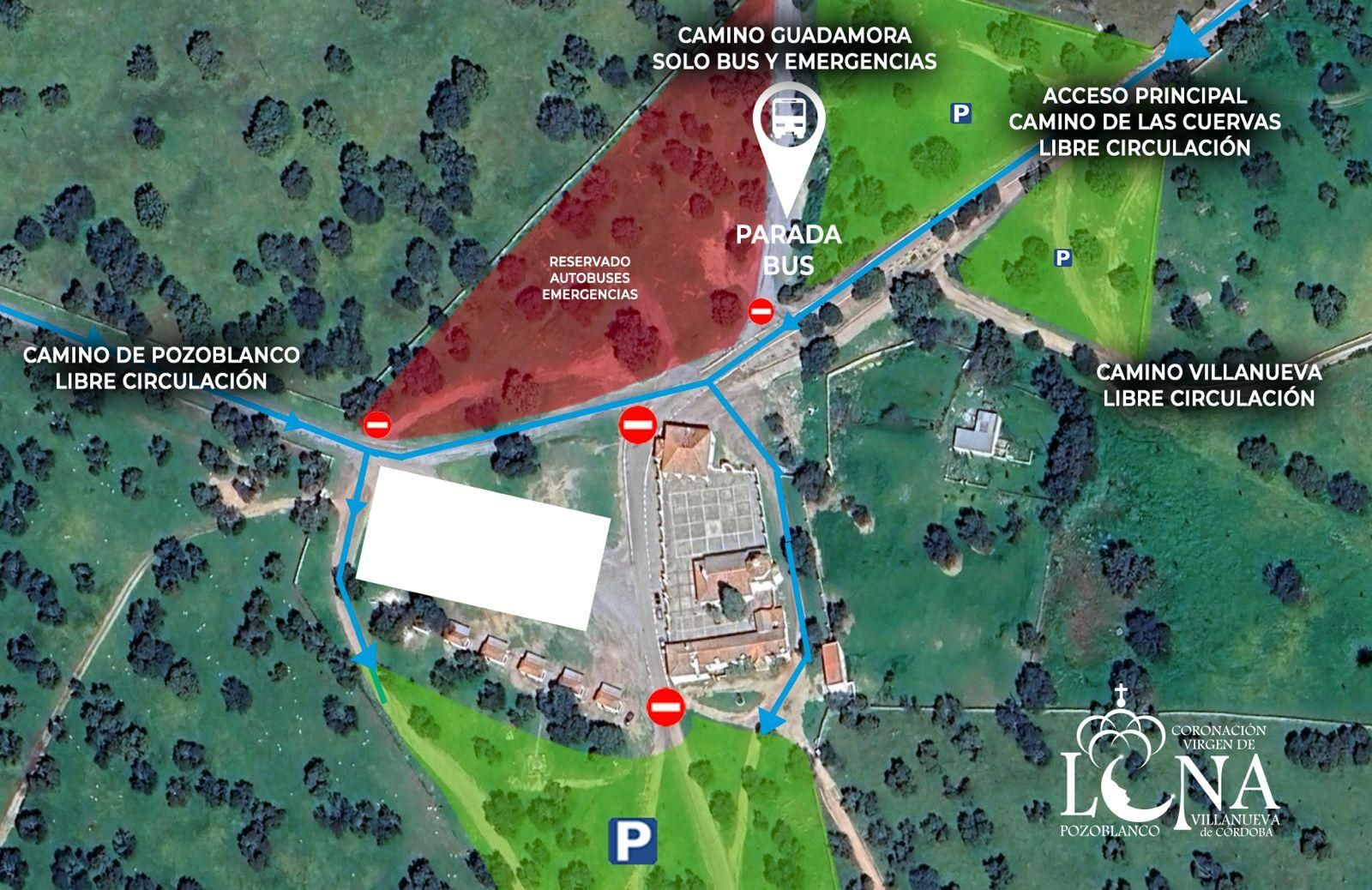 Gráficos del entorno del Santuario de la Jara.