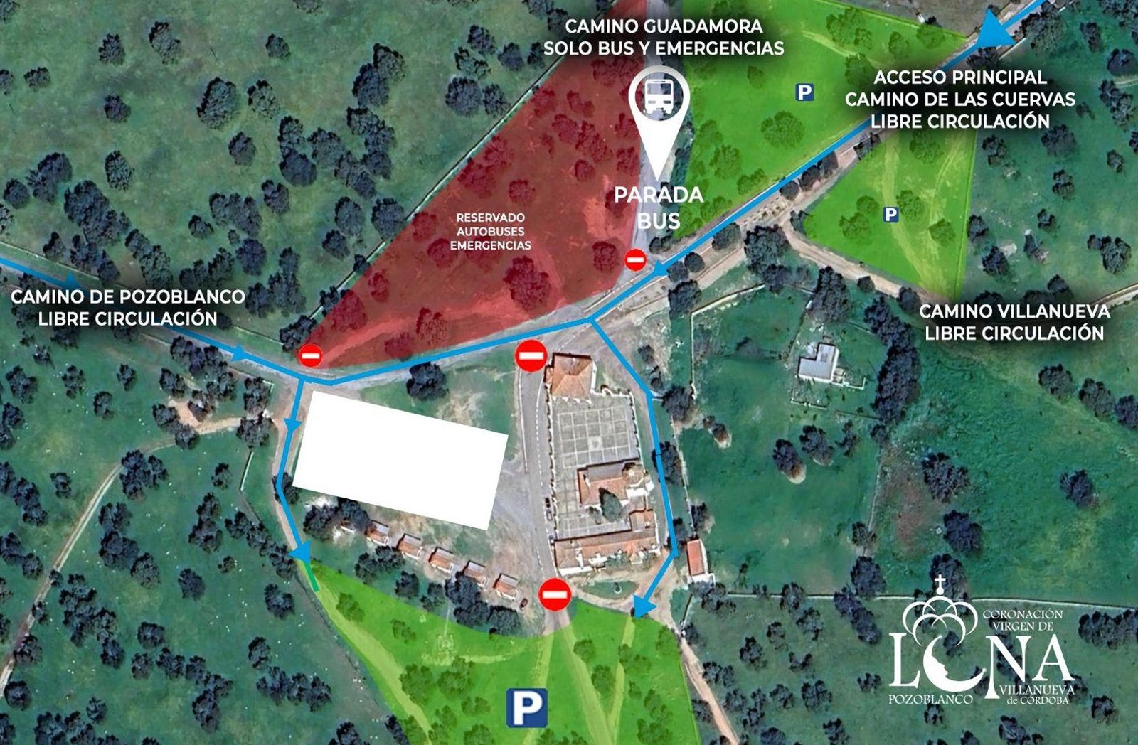 Gráficos del entorno del Santuario de la Jara.