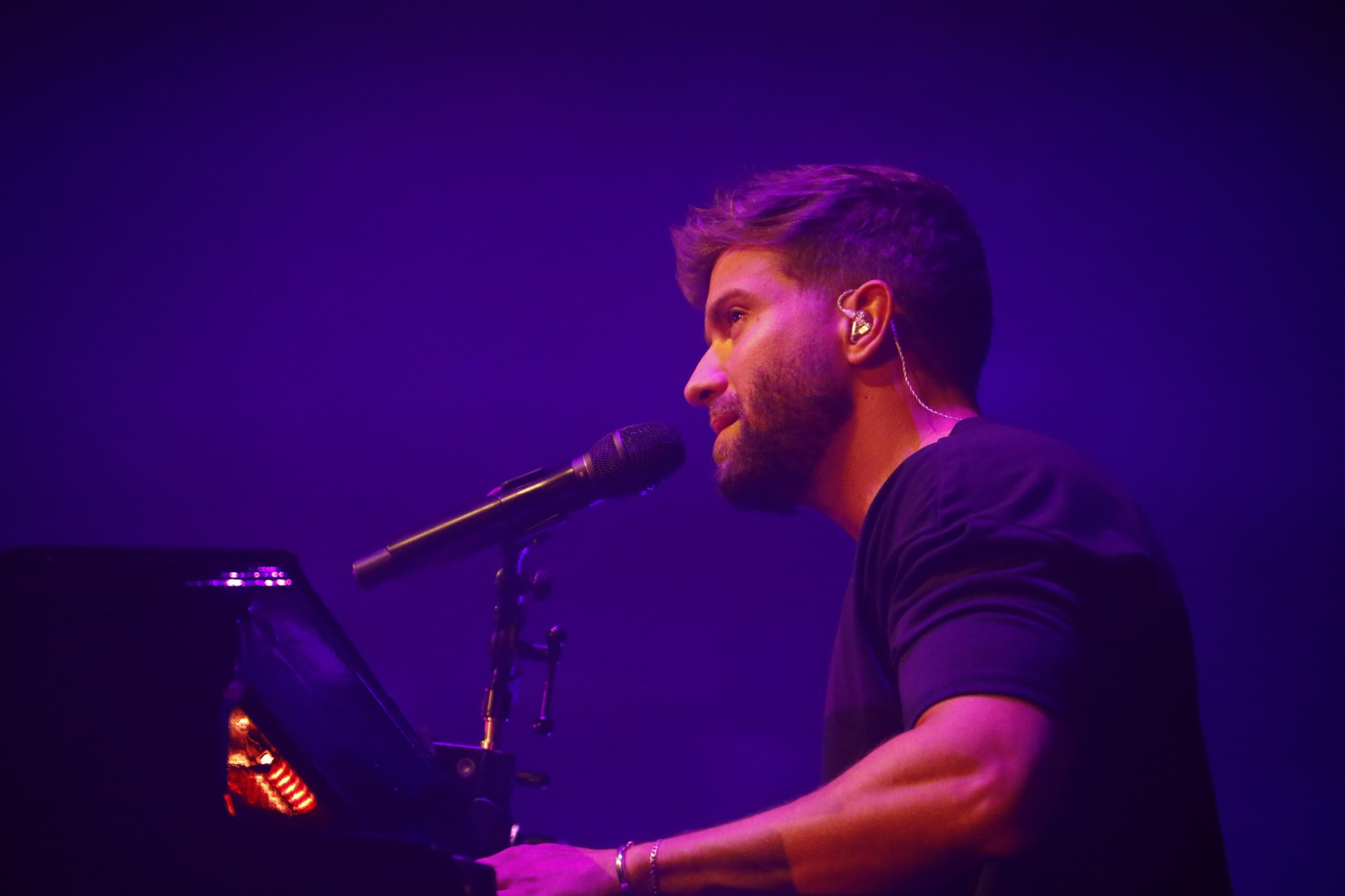 Pablo Alborán en su último concierto en Córdoba.