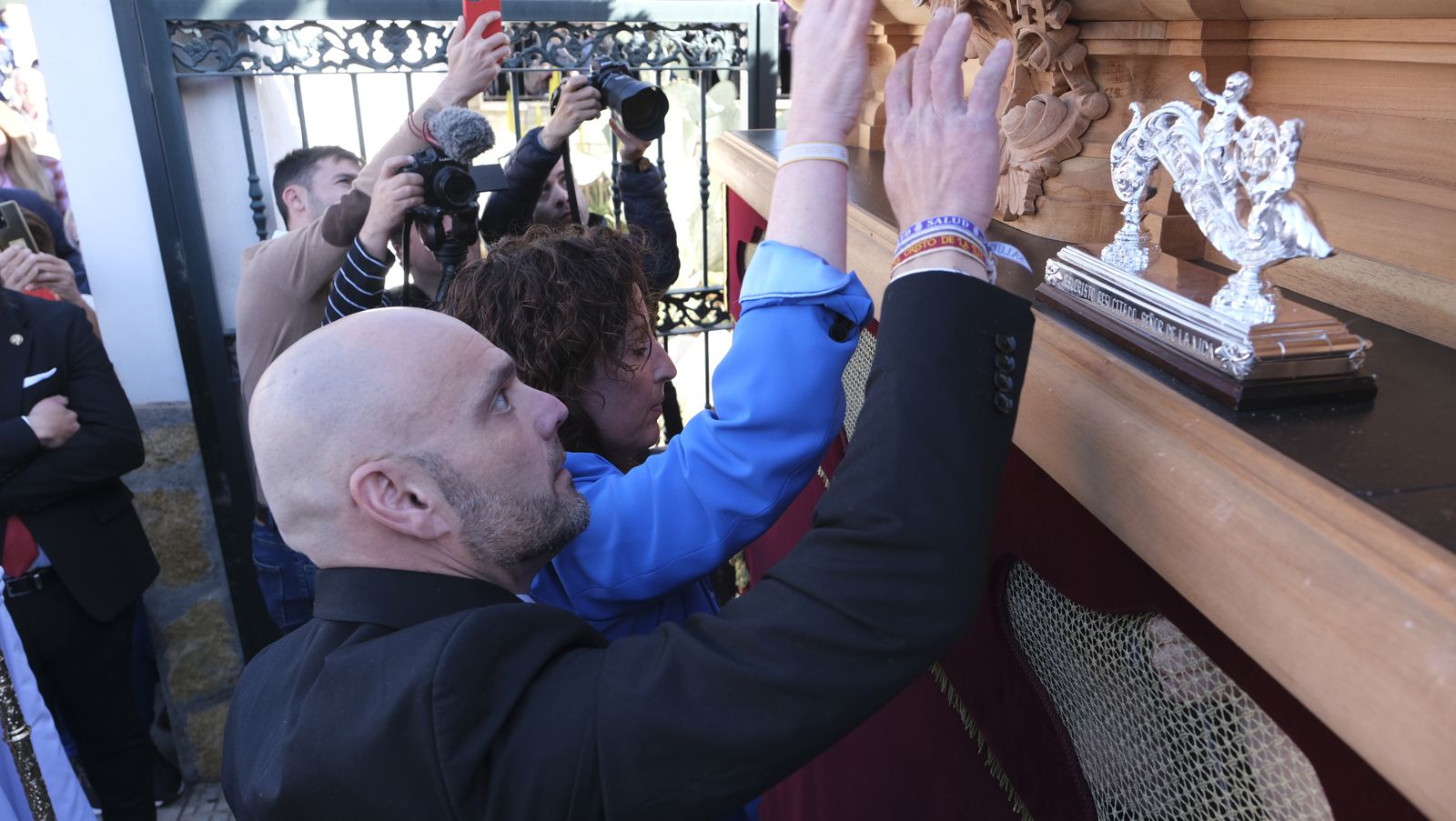 Procesión de Jesucristo Resucitado en Almería, en imágenes