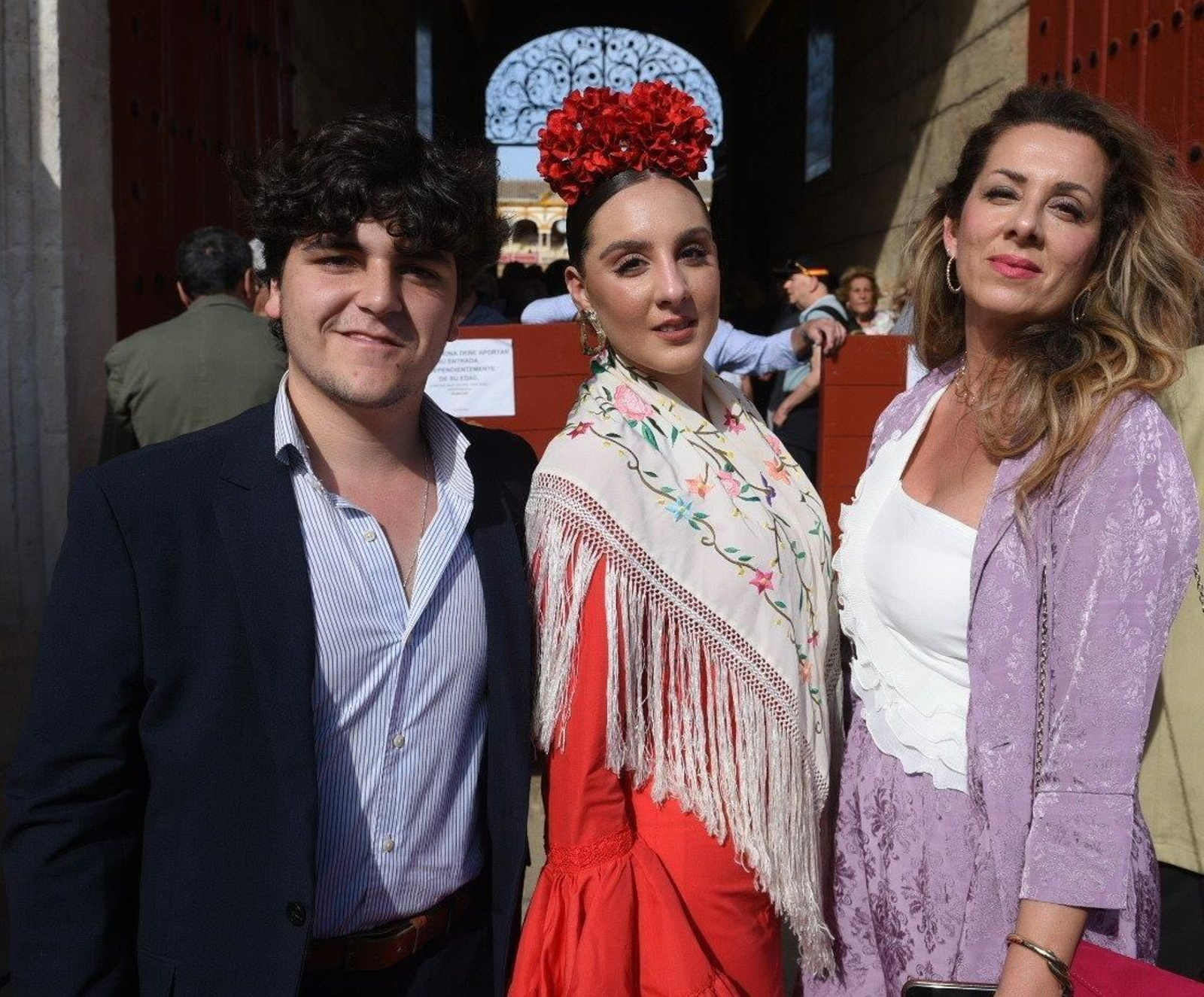 Álvaro Rodríguez, Ana Vargas y Nuria Vargas