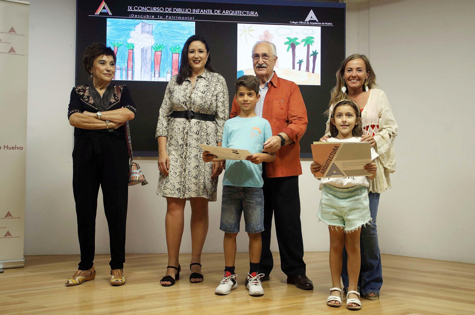 Imágenes de la entrega de premios del 'IX Concurso Infantil de Arquitectura'