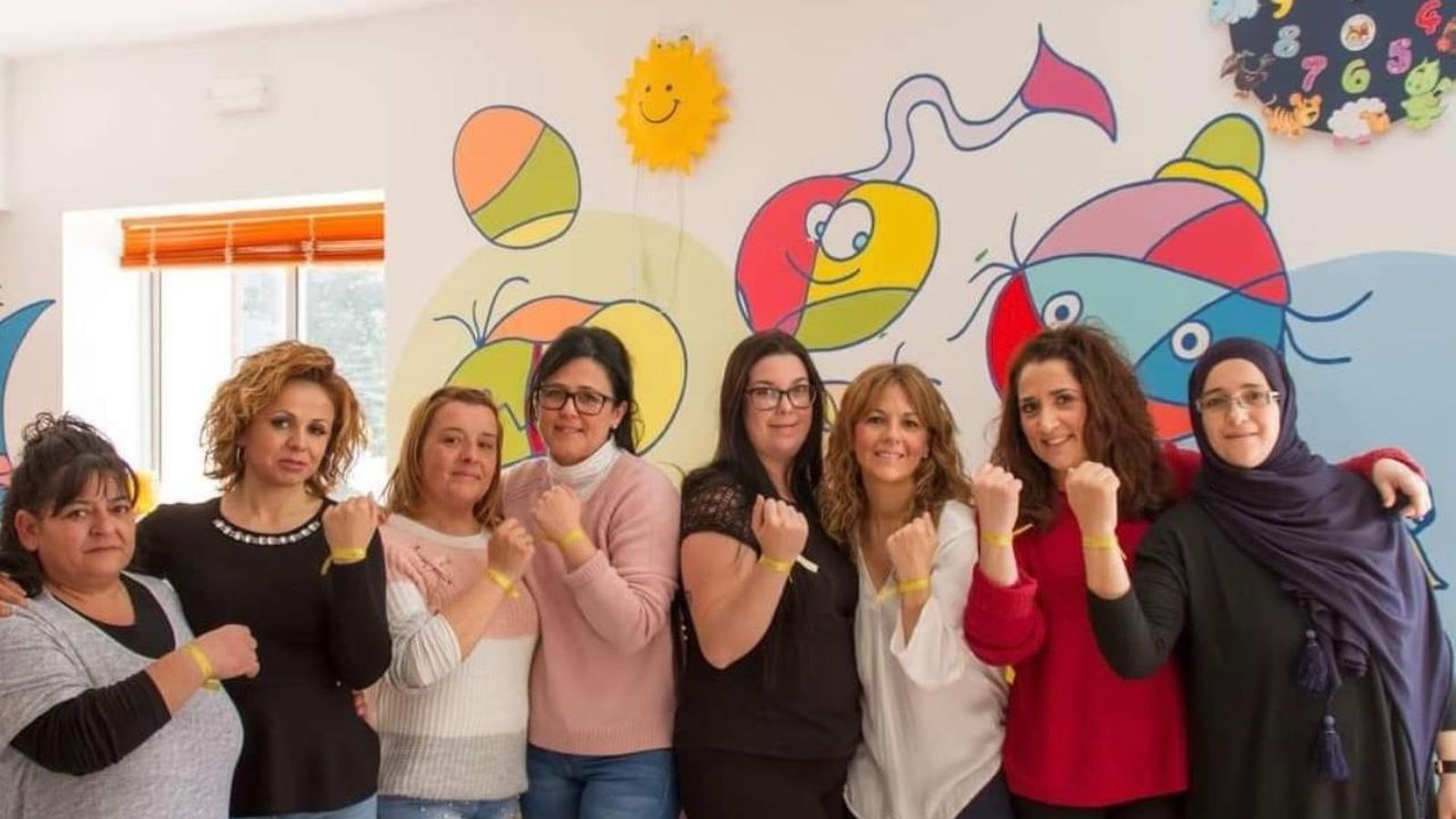 Apoyo de familias al proyecto contra el cáncer infantil.