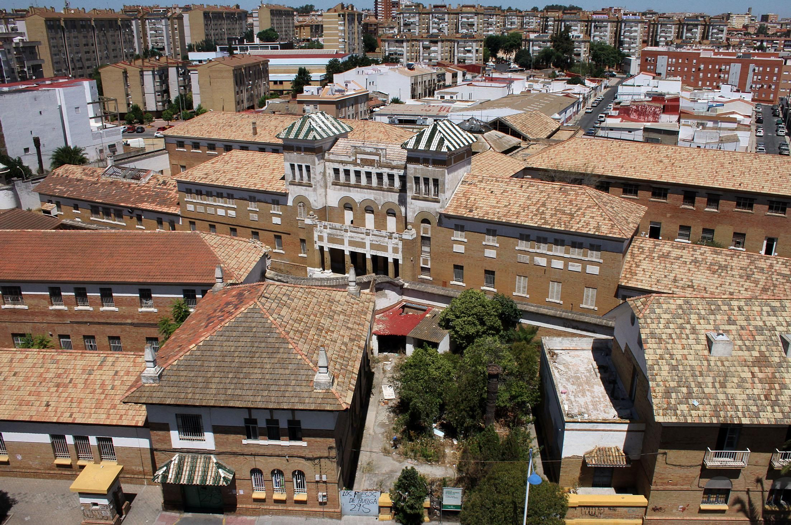 Imágenes de la antigua cárcel de Huelva durante estos últimos años