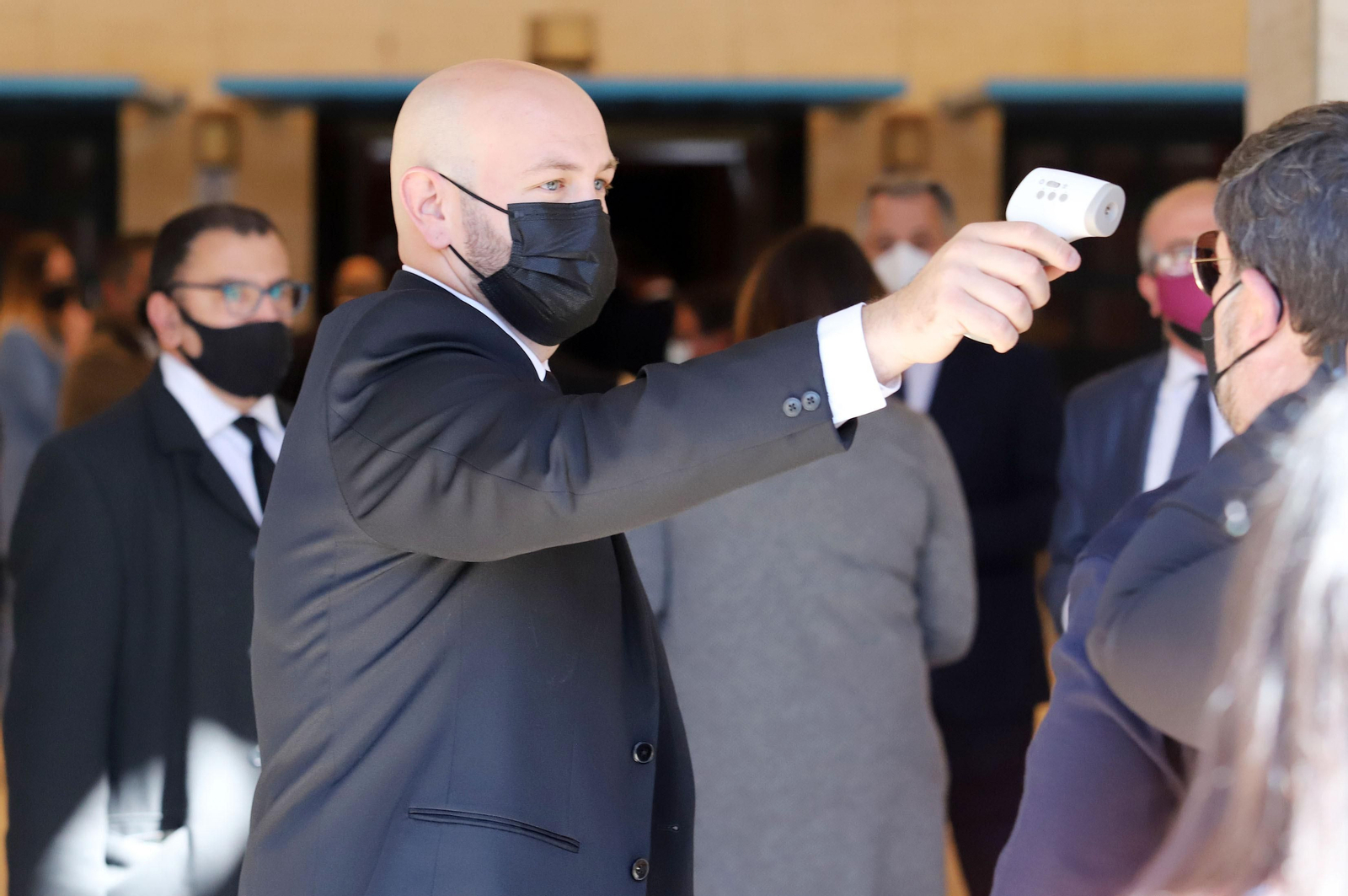 Imágenes del Pregón de la Semana Santa de Huelva 2021 de Eduardo Sugrañes