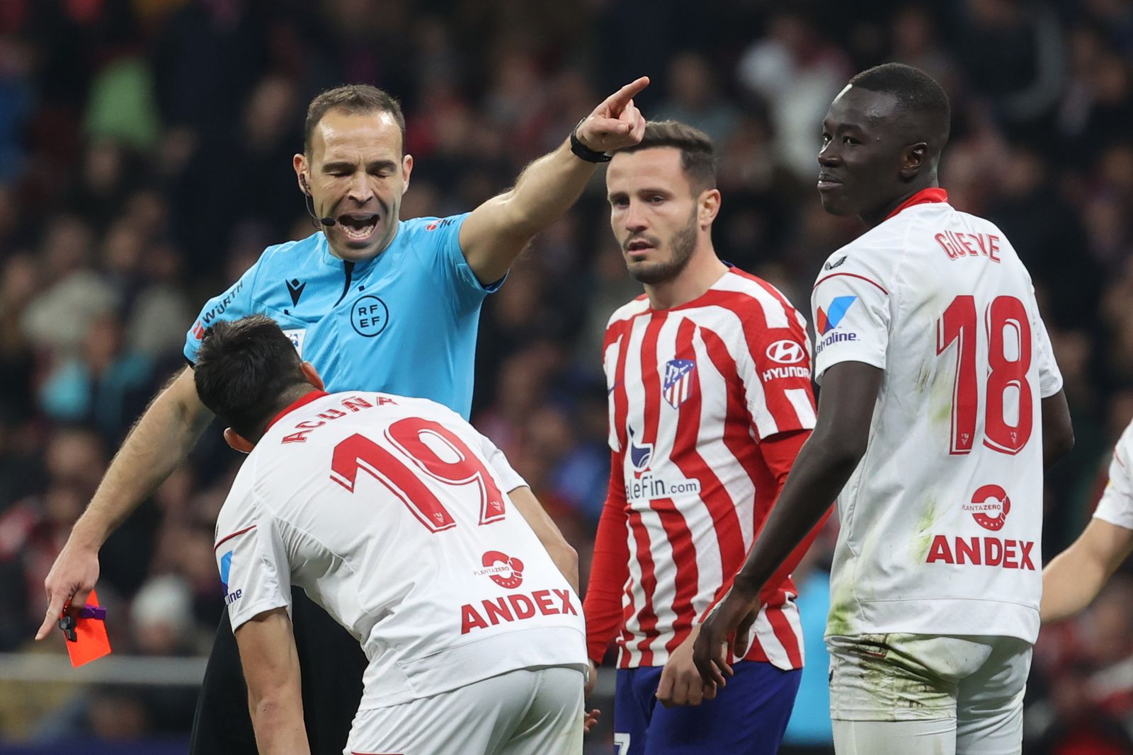 Las fotos de la debacle del Sevilla contra el Atlético
