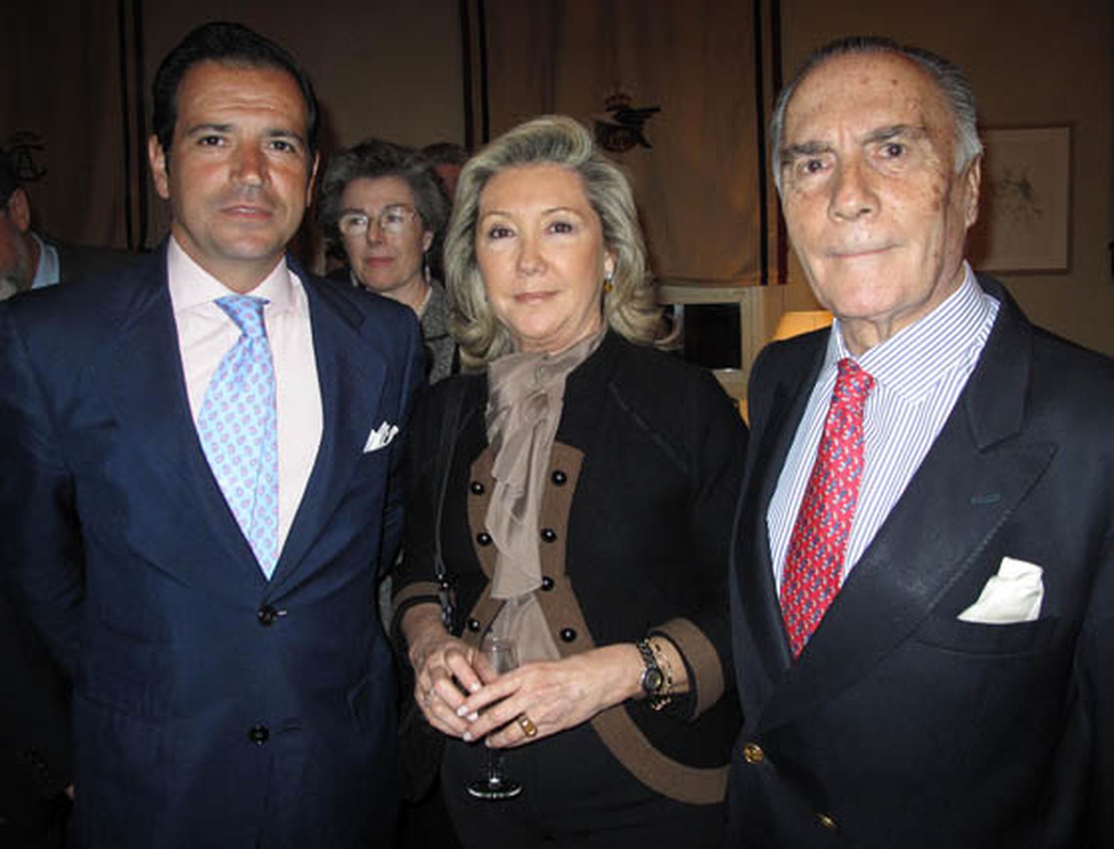 Diego Benjumea, Carmita de Martínez Conradi y Enrique Mora-Figueroa.

Foto: Victoria Ramírez