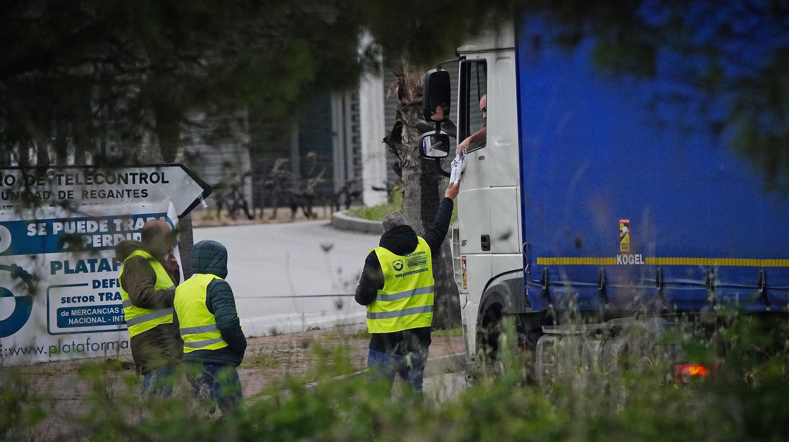 Segundo día de huelga del transporte en Jerez