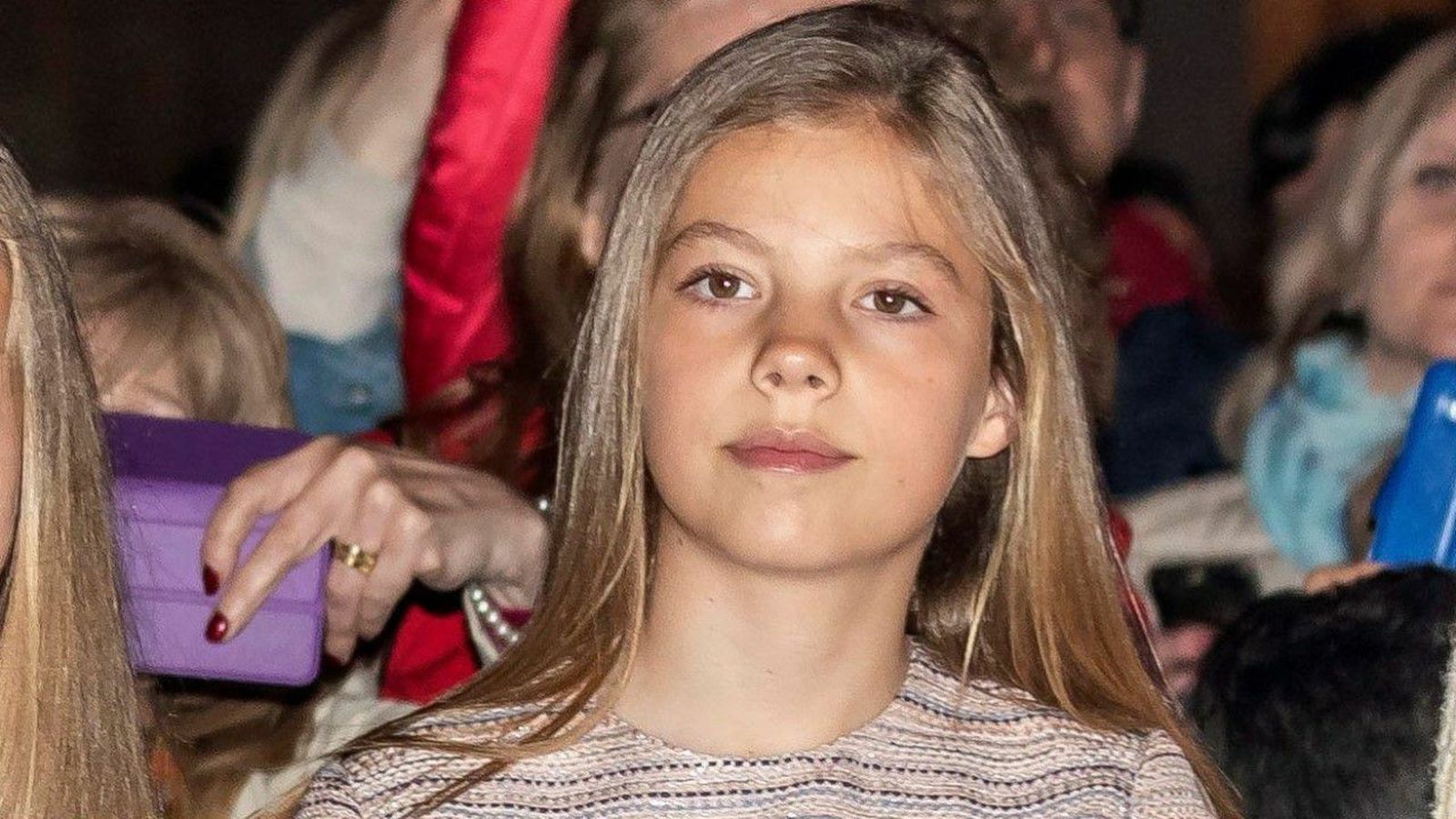 Primer plano reciente de la infanta Sofía.