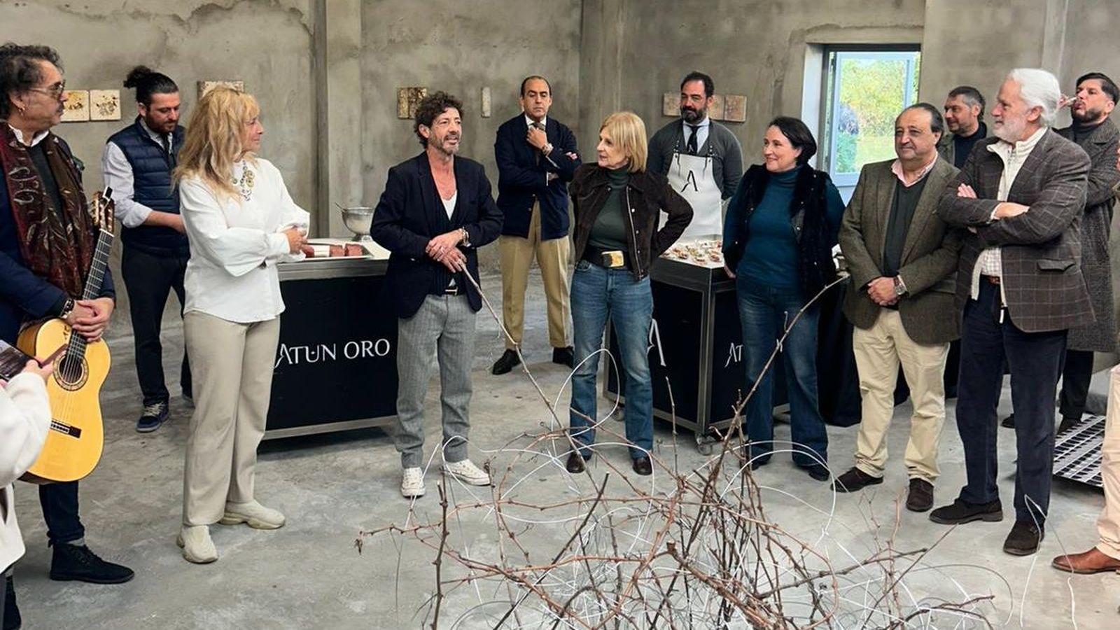 Willie Márquez, en el acto de inauguración en WMHouse.