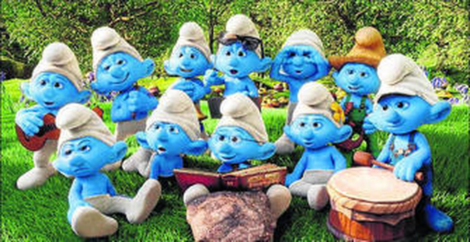 'Los Pitufos' vuelven tras el éxito de su versión cinematográfica.