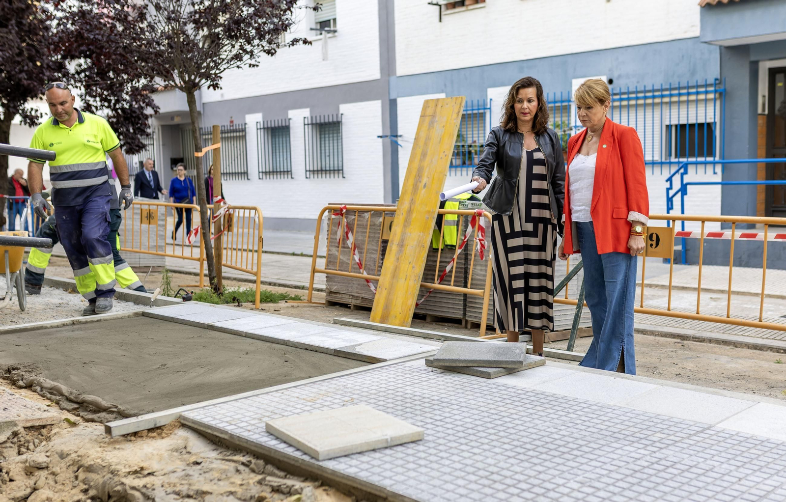 Pilar Miranda y Mariló Ponce visitan este jueves las obras en La Hispanidad.